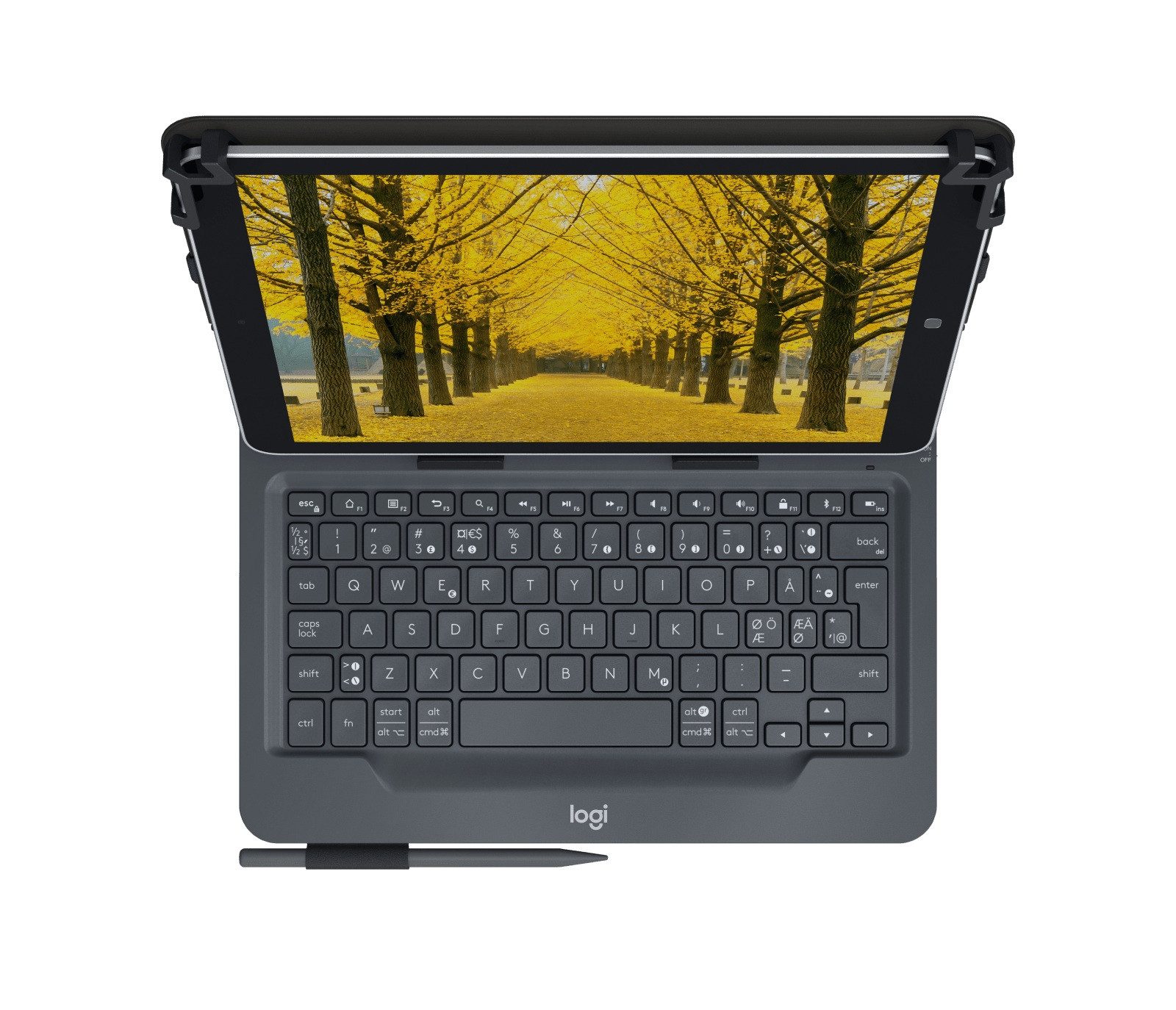 Logitech Universal Folio mit integrierter Tastatur für 9-10 Zoll Tablets, iPAD Tablet-Tastatur