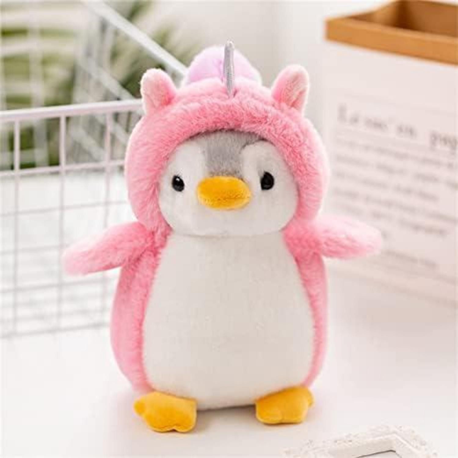 LuxusKollektion Kuscheltier Plüschtier Pinguin Kuscheltier 20cm Geschenk Mädchen Babys Rosa