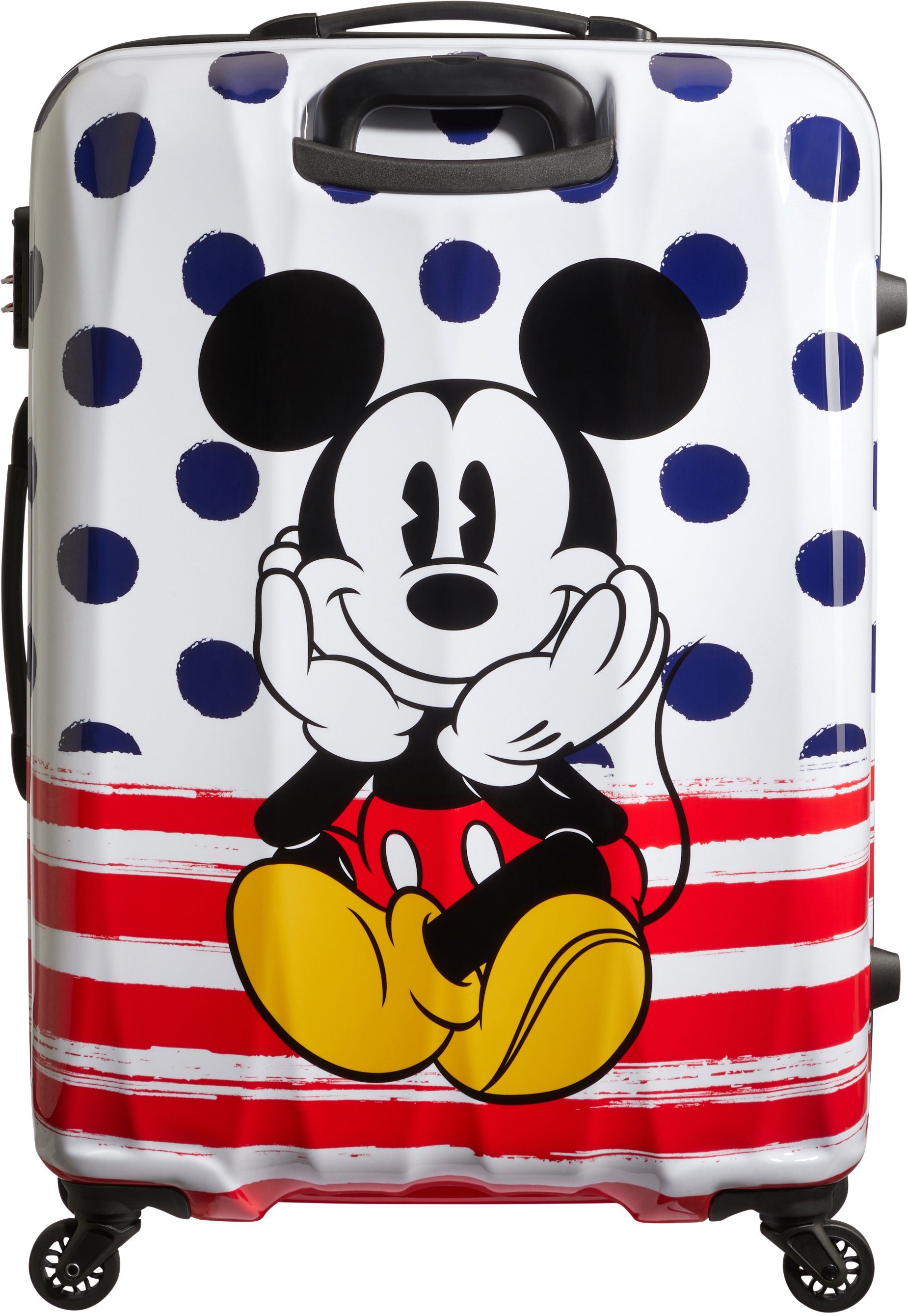 American Tourister® Hartschalen-Trolley Disney Legends, Rollen Blue 4 Dots, 75 cm, Mickey