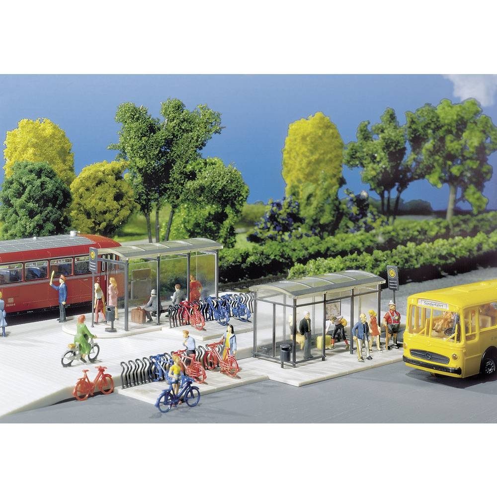 Modelleisenbahn-Fertiggelände N Haltestellen City Compact