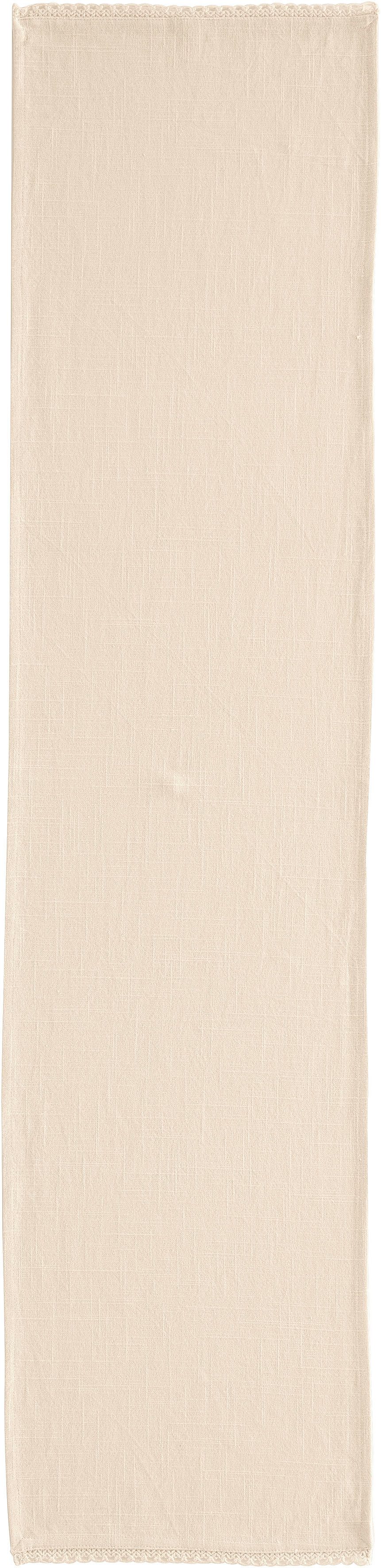 OTTO home Tischläufer Elyna (1-tlg, 1 Stück), uni, mit schöner Spitze, weic günstig online kaufen