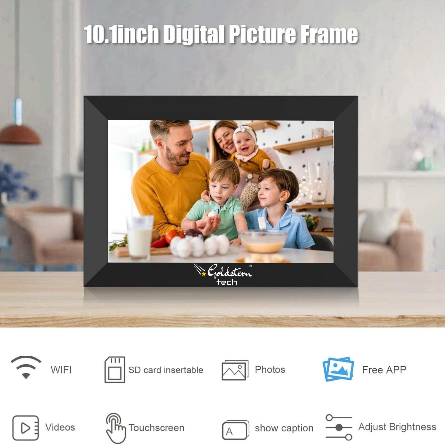 Goldstern-Tech Vision Frame Digitaler Bilderrahmen (25,65 günstig online kaufen
