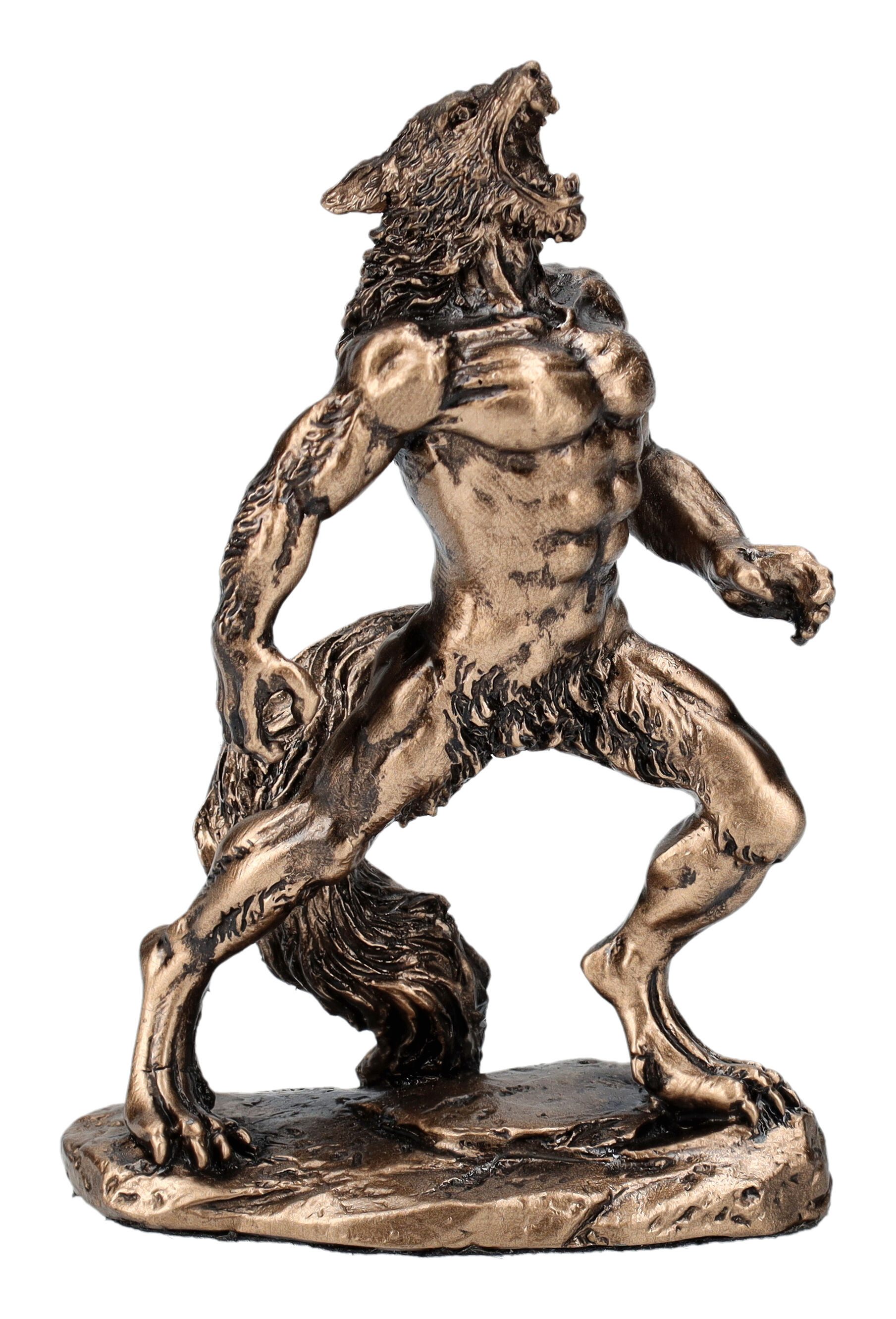 Figuren Shop GmbH Dekofigur Werwolf Figur Miniatur - Lycaner - Veronese - mystische Dekofigur