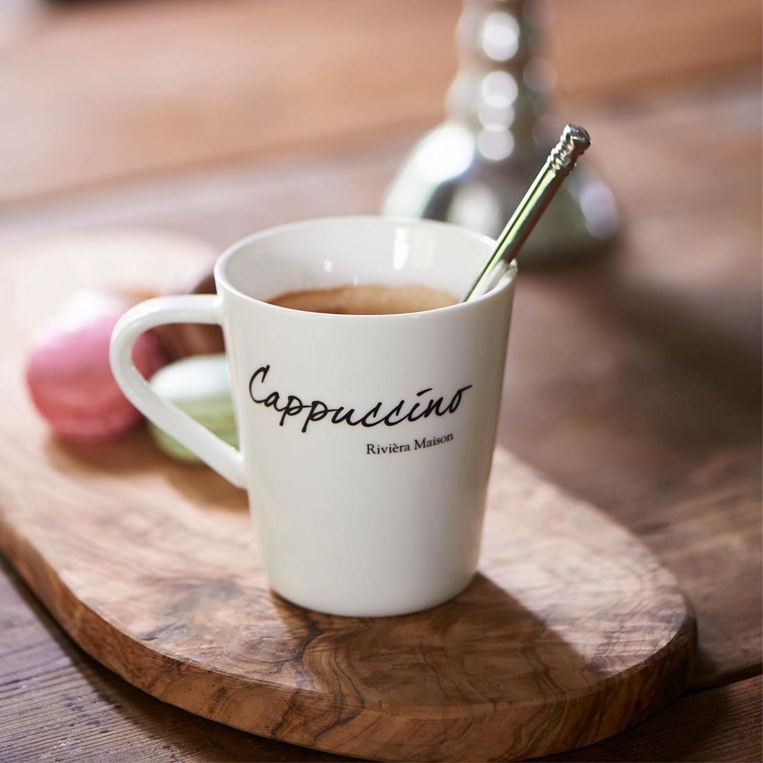 Rivièra Maison Cappuccinotasse Classic Cappucchino Mug, Porzellan
