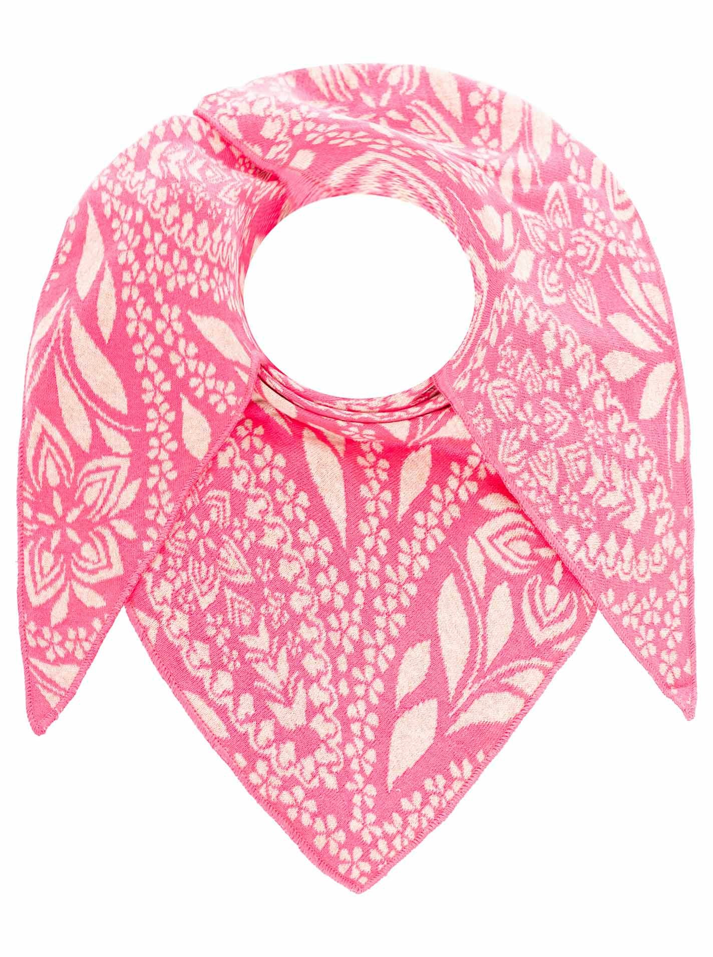 Zwillingsherz Dreieckstuch "Paisley Blätter", blumiges Muster, tolles Accessoire, vielseitig tragbar