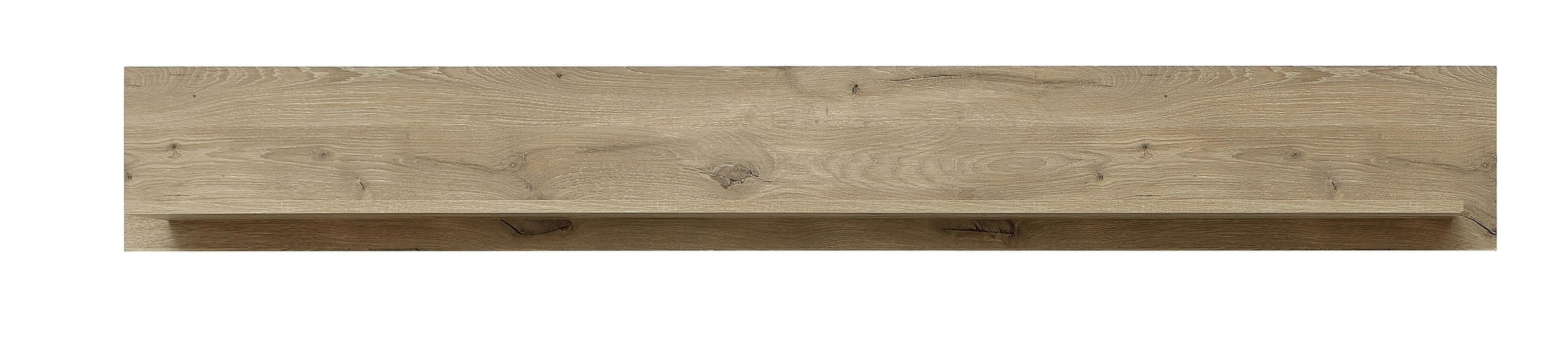 Innostyle Wandboard in Viking Oak Dekor, Spannplatte - 185x25x22cm (BxHxT)