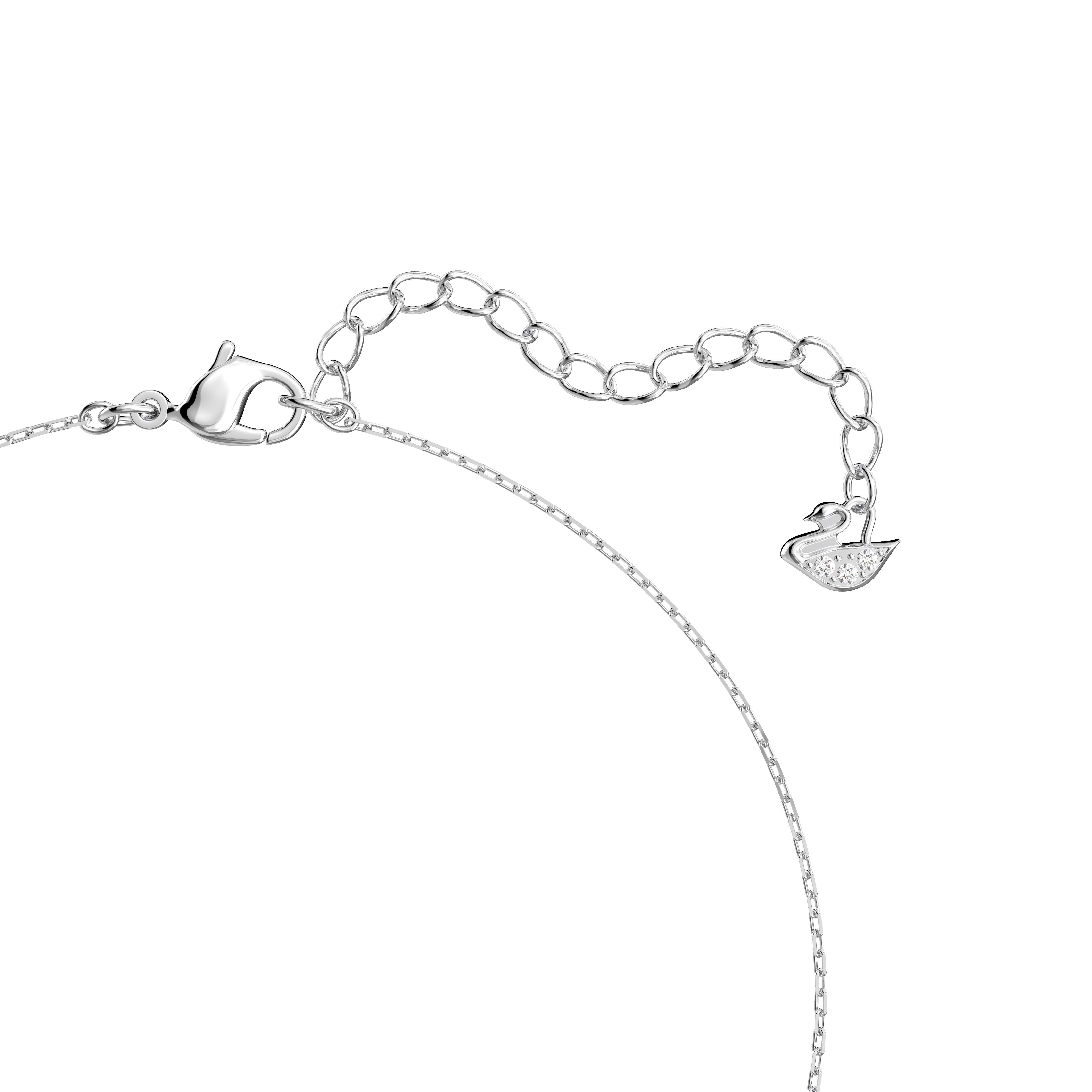 Swarovski Goldkette weiß...