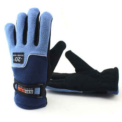 Lapalife Fleecehandschuhe »Motorradhandschuhe Winter Warm Thermo Handschuhe Fahrrad Sport Gloves« Winddichte