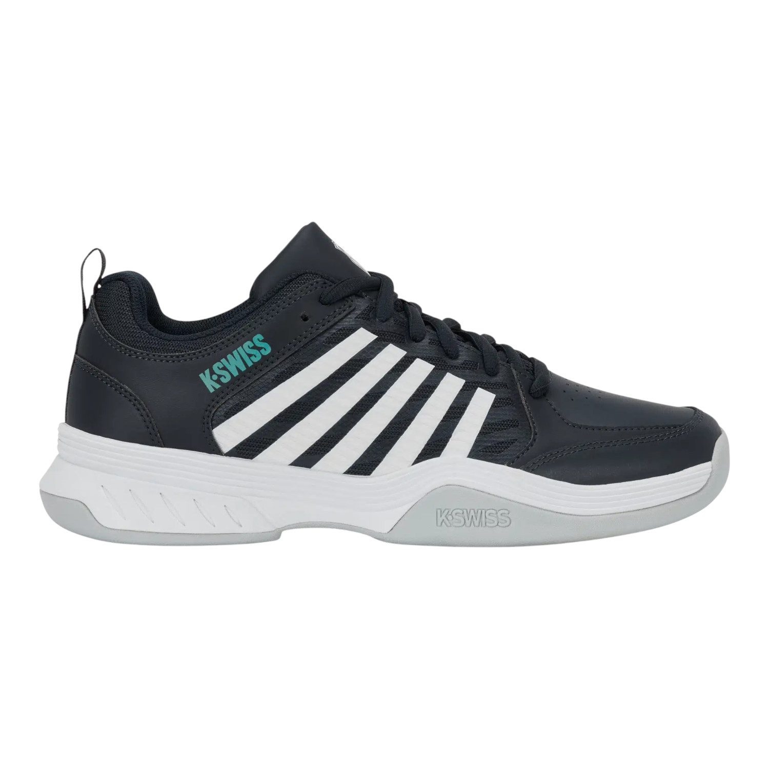 K-Swiss Performance Court Express 2 Indoor/Carpet/Teppich 2026 carbongrau/weiss Herren Tennisschuh