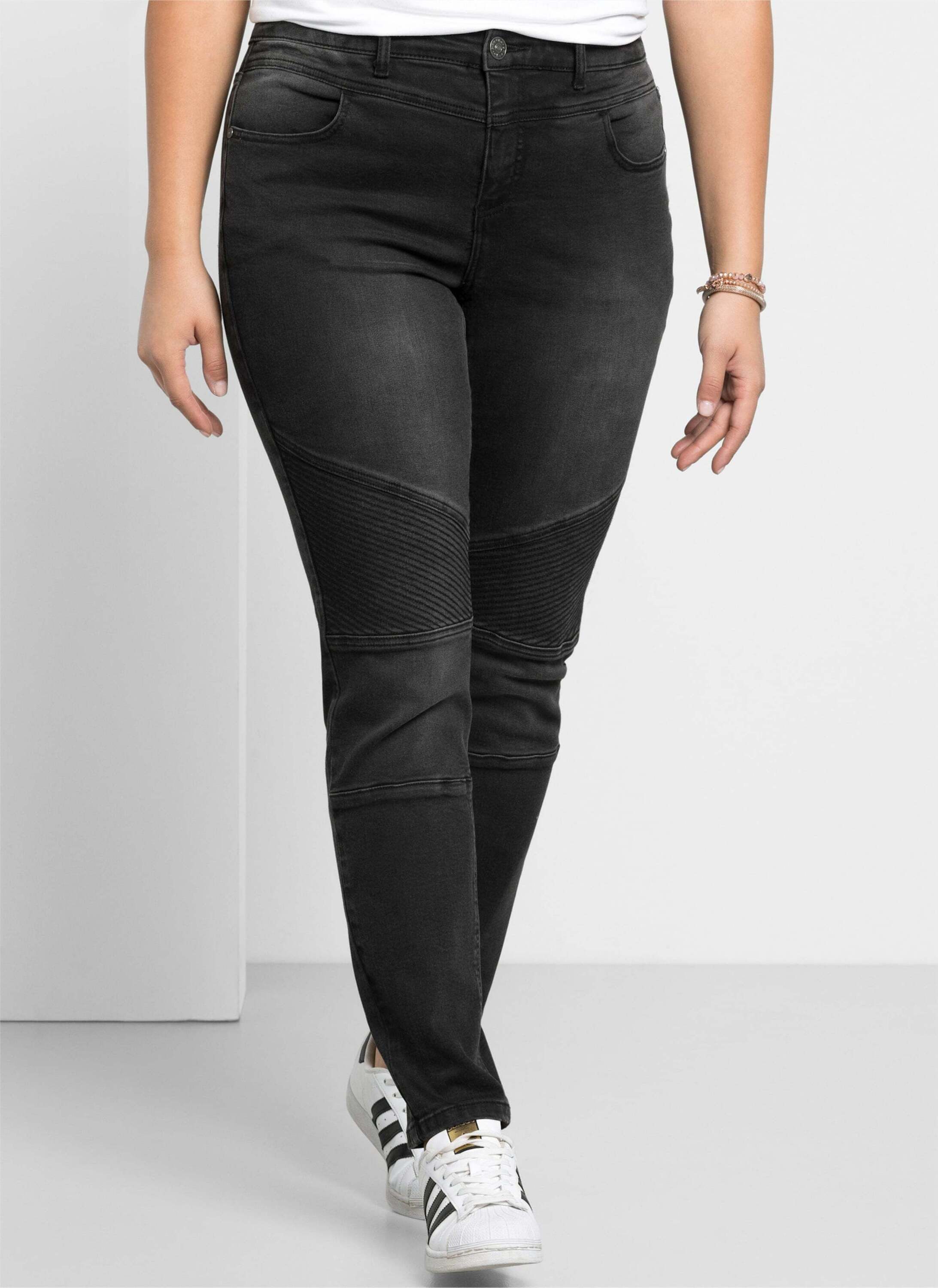 Sheego Bequeme Jeans Stretch-Jeans Power-Stretch-Qualität – Bild 4 von 5