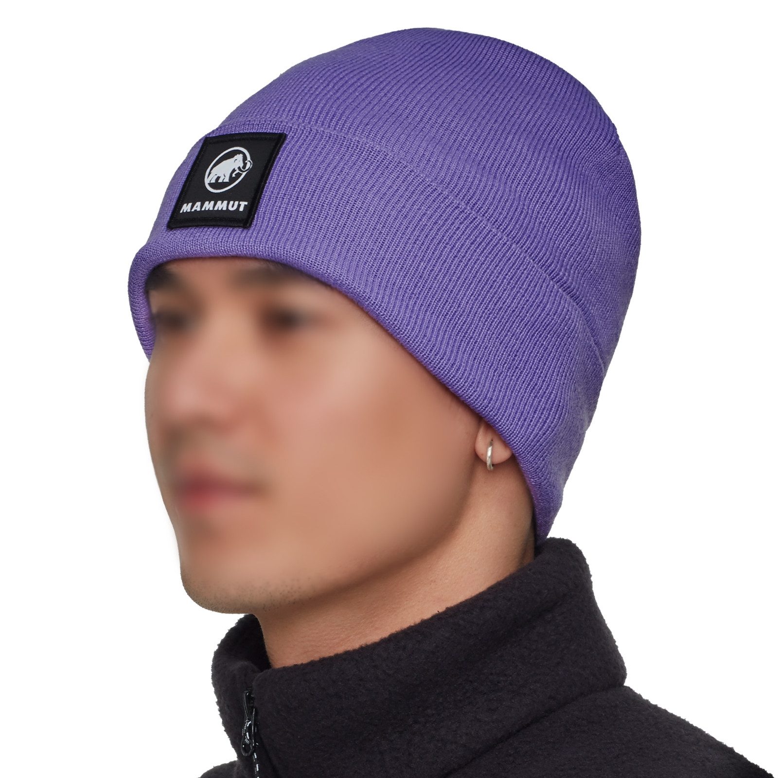Mammut Beanie Fedoz mit Markenlogo-Patch