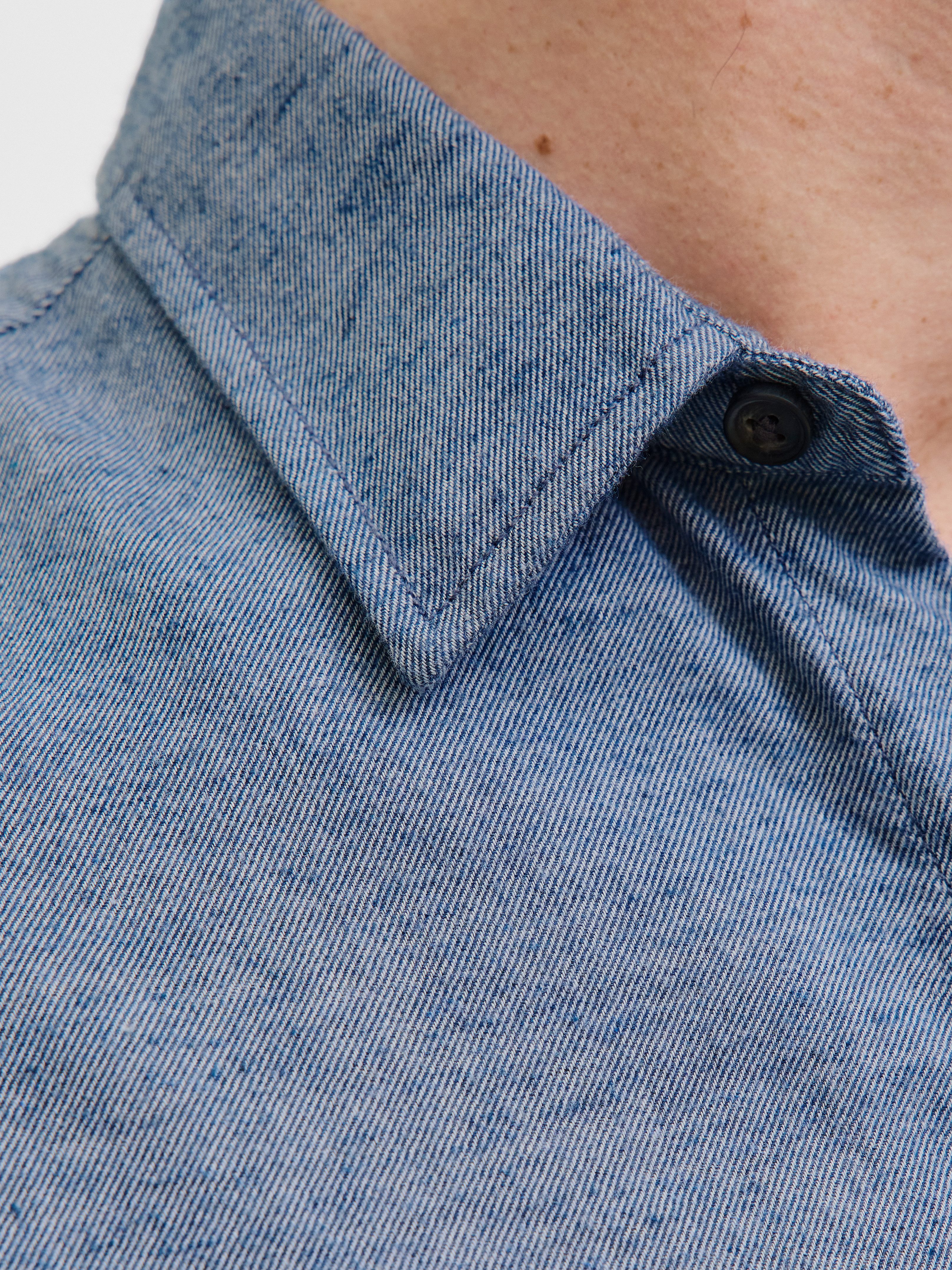 Jack & Jones Langarmhemd JJECLASSIC MELANGE SHIRT L/S NOOS – Bild 3 von 5
