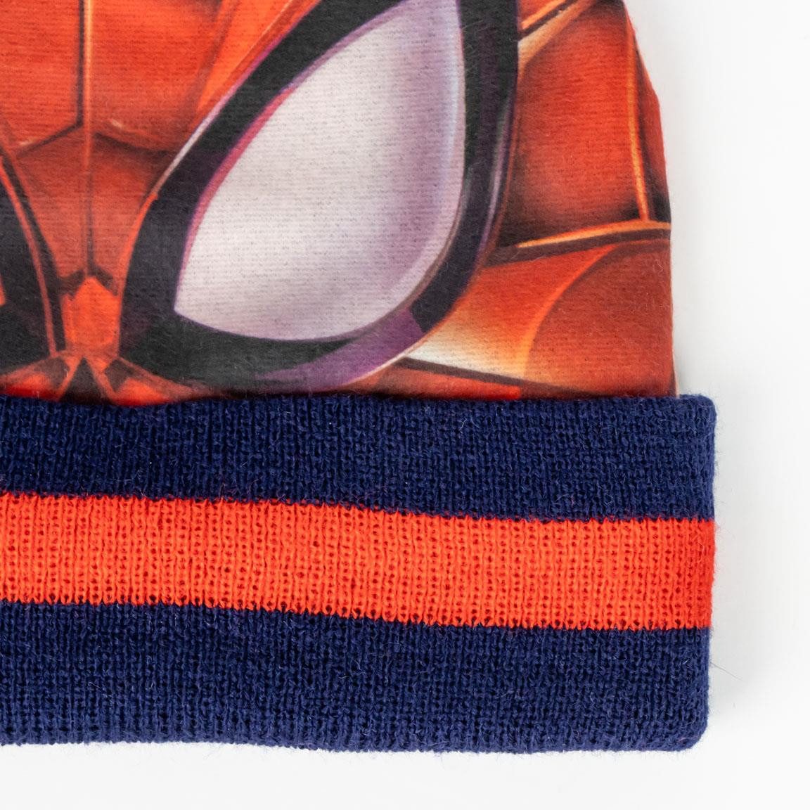 Spiderman Bommelmütze Spider-Man Bommelmütze und Handschuh Set, Avengers, Spidermann – Bild 4 von 4