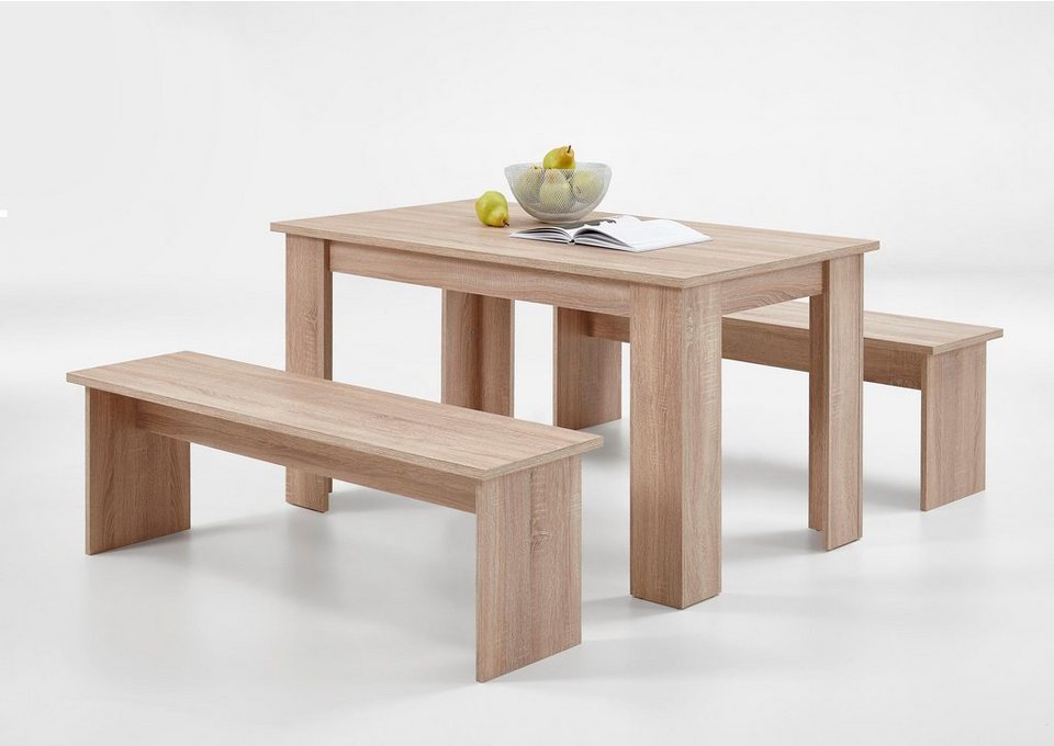 Sitzgruppe >>DORNUM<< bestehend aus einem Tisch und zwei Bänken ... Sitzgruppe >>DORNUM<< bestehend aus einem Tisch und zwei Bänken ...