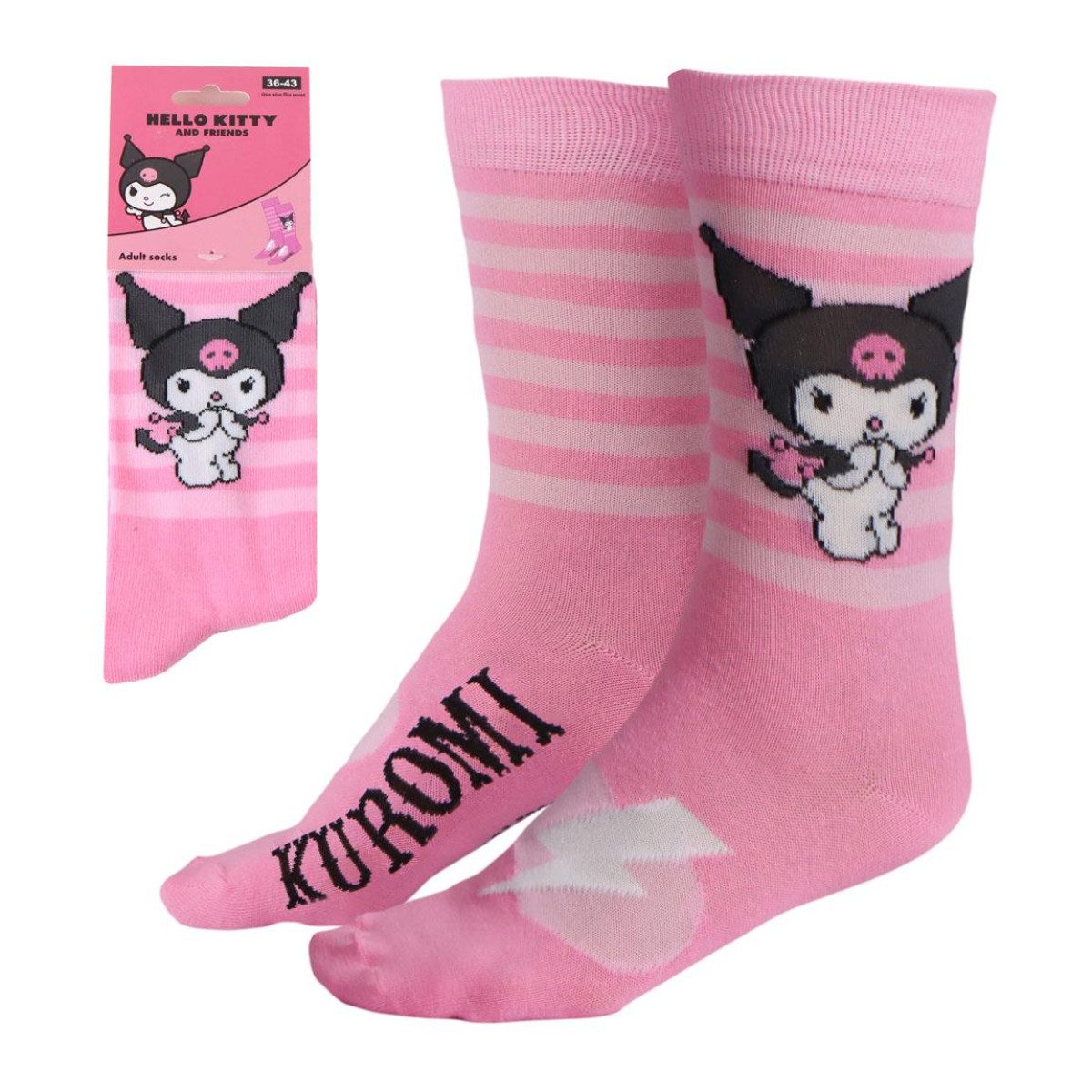 Cerda Socken Kuromi Socken Baumwollsocken 36-43 günstig online kaufen