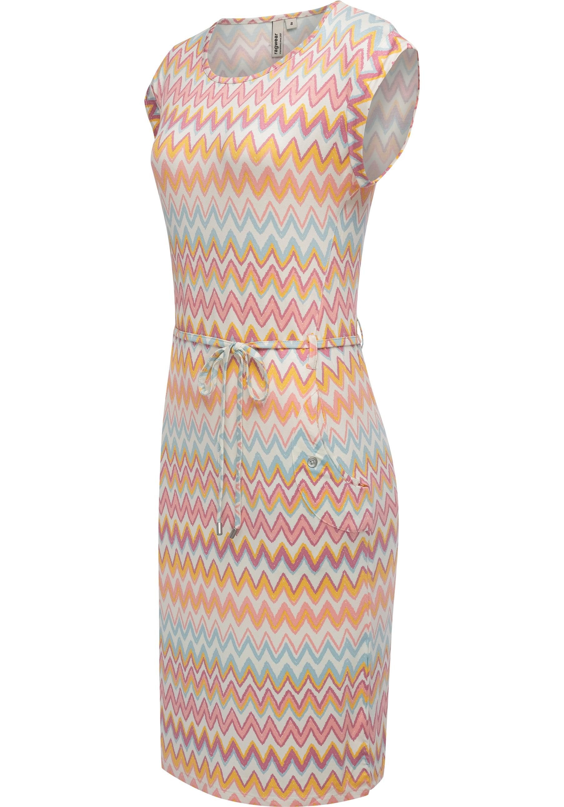 Ragwear Sommerkleid Taggien Print Leichtes, bequemes Midikleid mit Muster günstig online kaufen