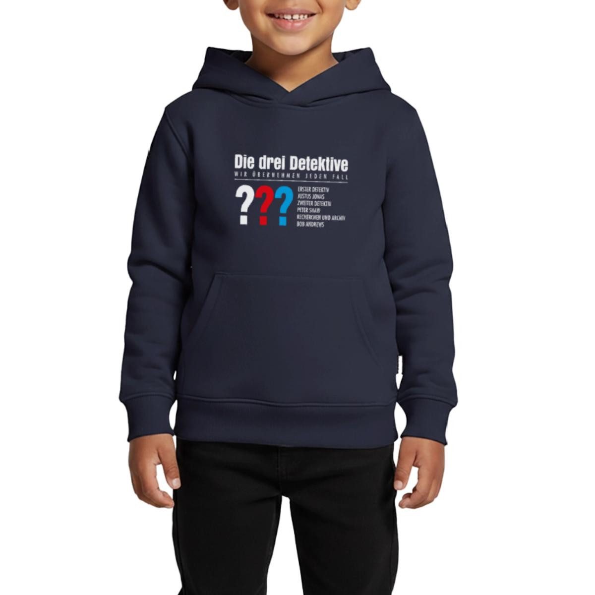 Hoodie Die Drei Fragezeichen Detektive Visitenkarte Kinder Premium Hoodie