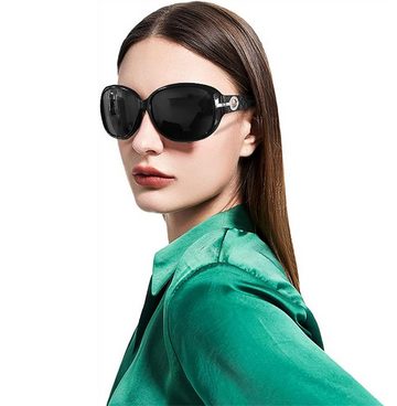 RefinedFlare Sonnenbrille Polarisierte Retro-Brille für Damen mit elegantem, übergroßem Rahmen (1-St)
