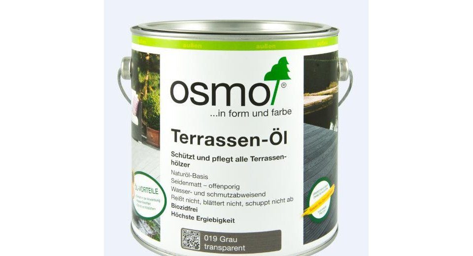 Osmo Hartholzöl Osmo Terrassen-Öl 750 ml grau