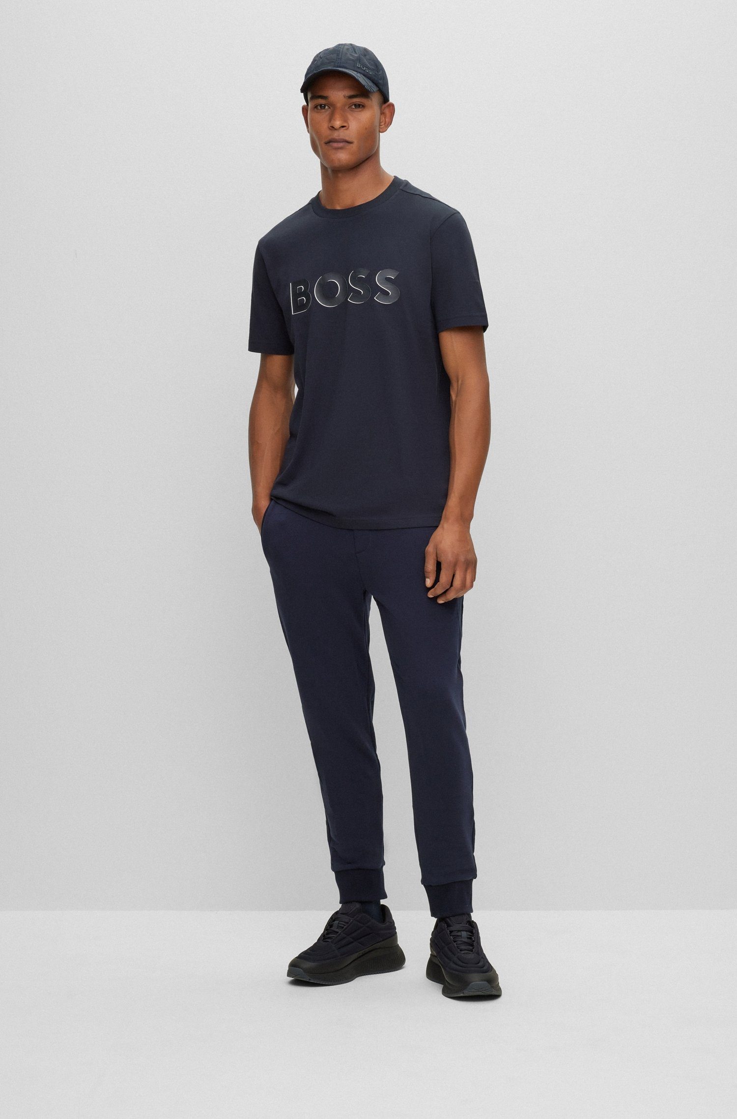 BOSS 1 10256045 01 Kurzarmshirt Tee