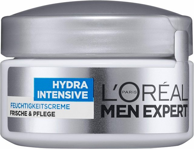 L'ORÉAL PARIS MEN EXPERT Feuchtigkeitscreme »Hydra Intensive«, für sensible Männerhaut, zieht schnell, ohne fetten ein