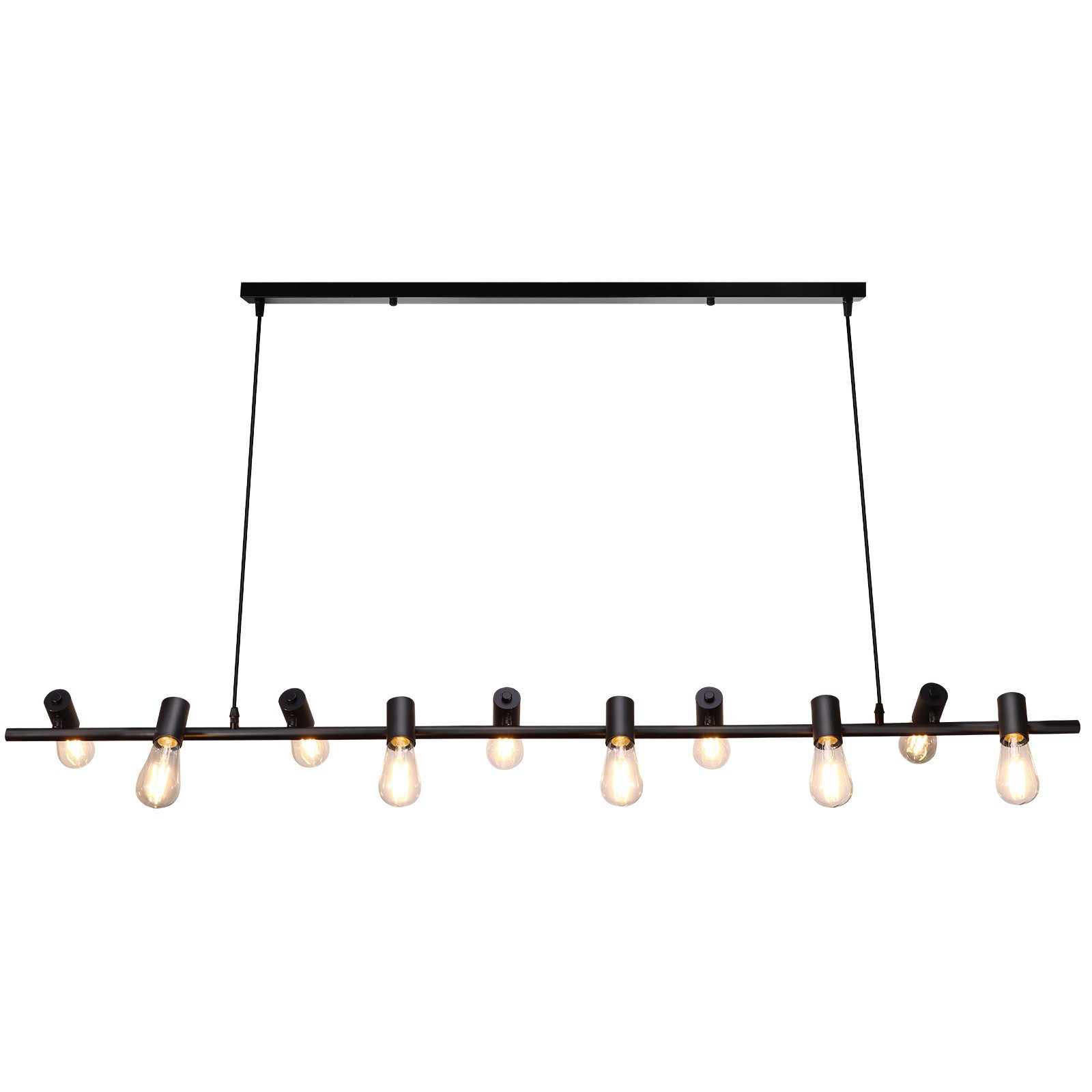 BlingBin Pendelleuchte Vintage Pendellampe 6/8/10 Köpfe günstig online kaufen