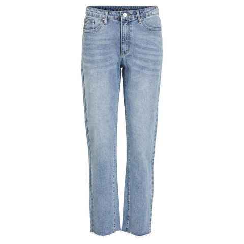 Vila 5-Pocket-Jeans Damen Jeans VISTRAY DL RW Straight Fit verkürzt (1-tlg)