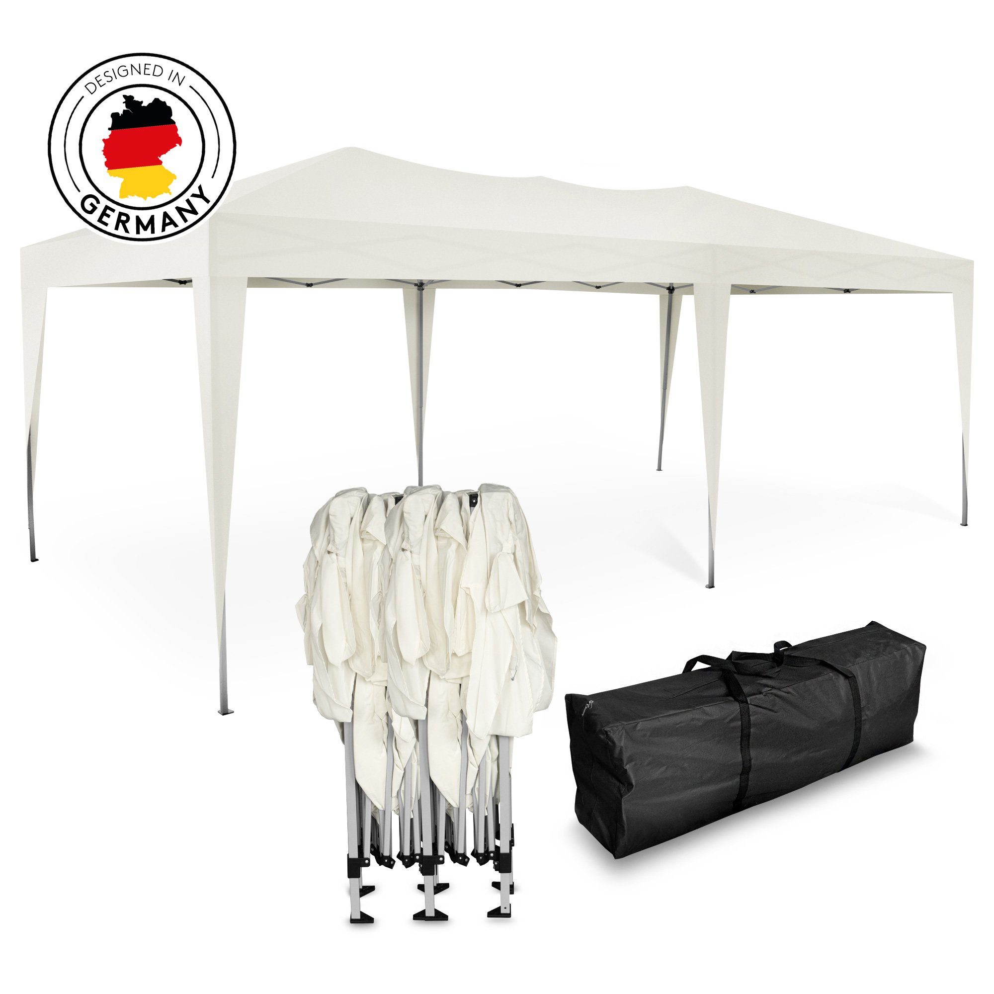 Kronenburg Partyzelt 3x6m wasserdicht - Gartenpavillon, günstig online kaufen