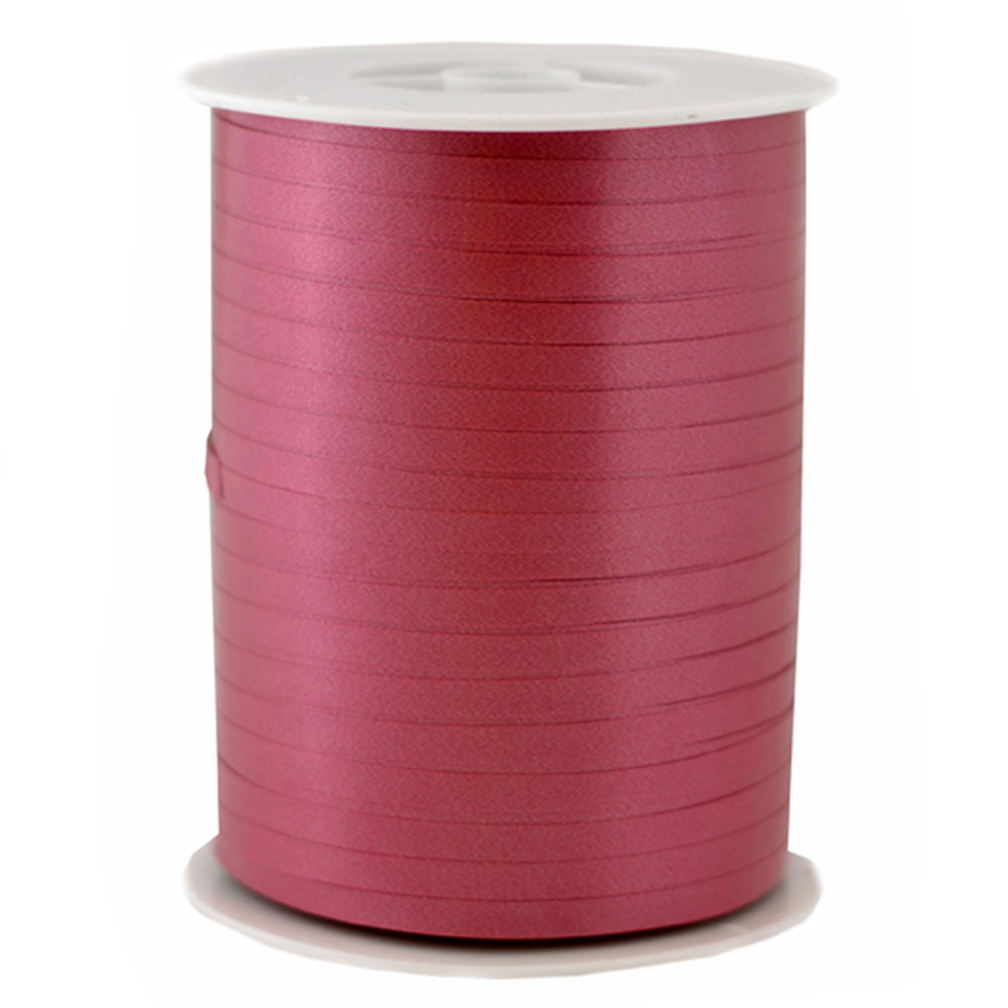 Star Geschenkband, Geschenkband Ringelband 5mm x 500m Rolle Weinrot / Bordeaux