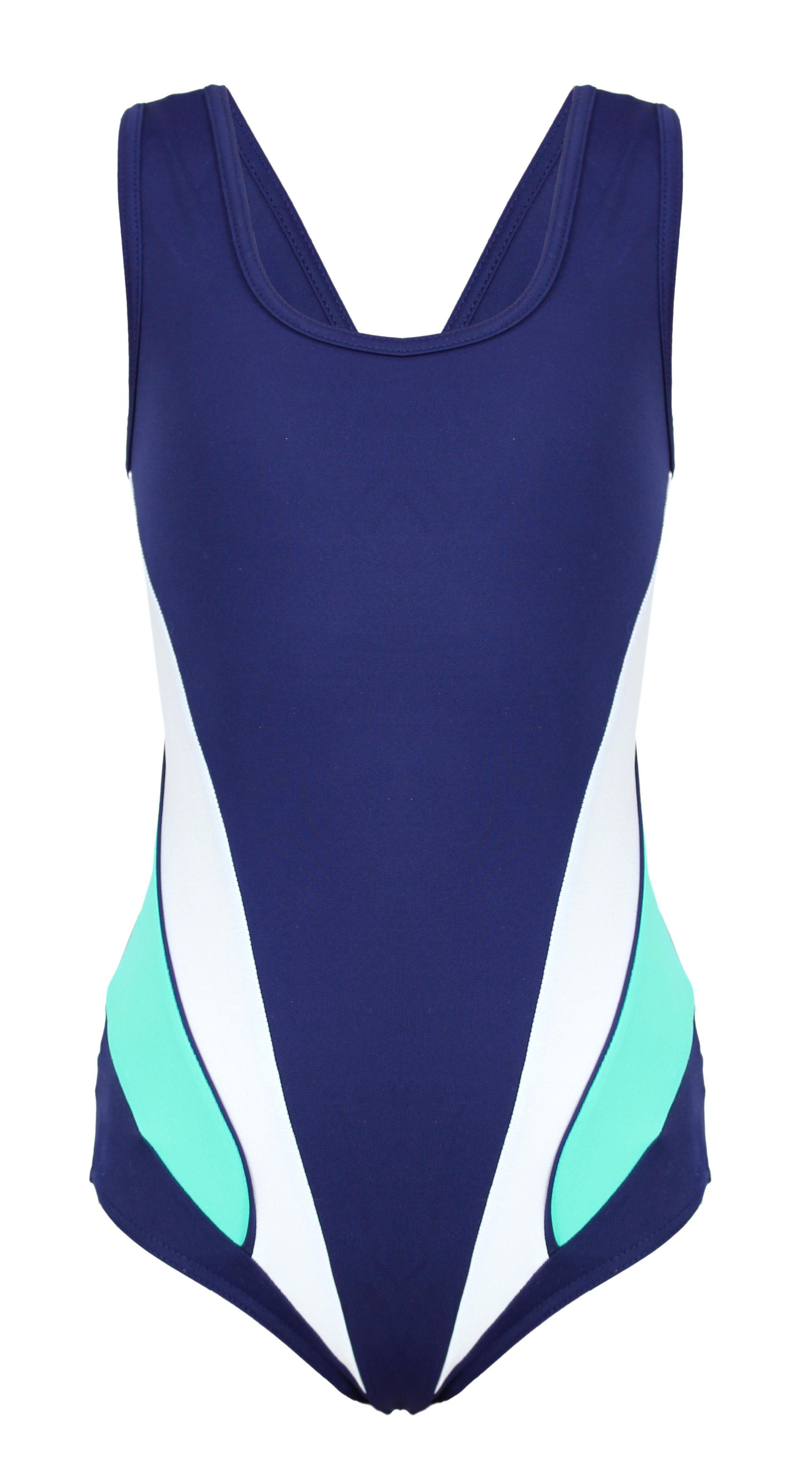 Y-Träger / Schwimmanzug Mädchen Türkis mit Aquarti Sportlich Schwimmanzug Aquarti Dunkelblau