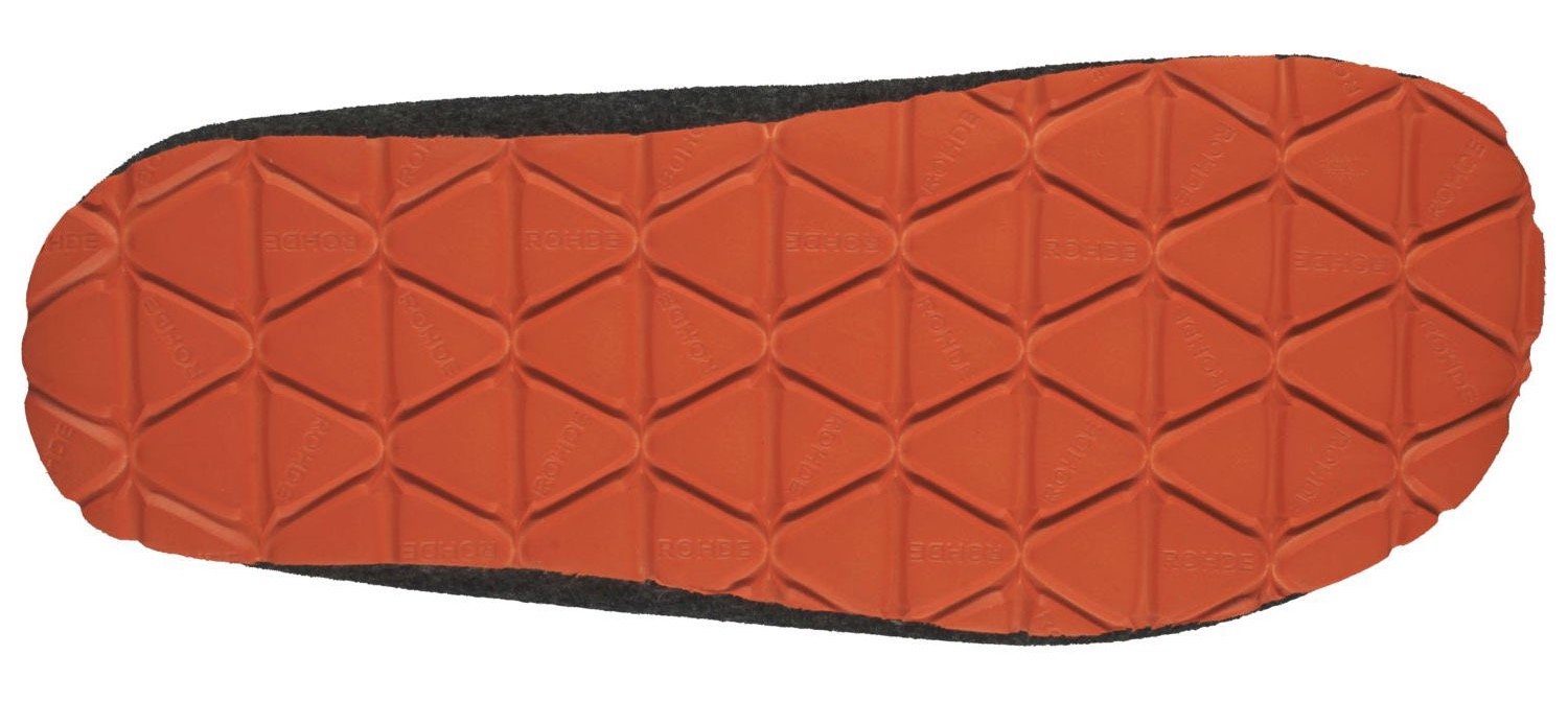 Rohde NAPOLI-H Pantoffel, Clog, Hausschuh, Homeslipper mit herausnehmbarer Innensohle