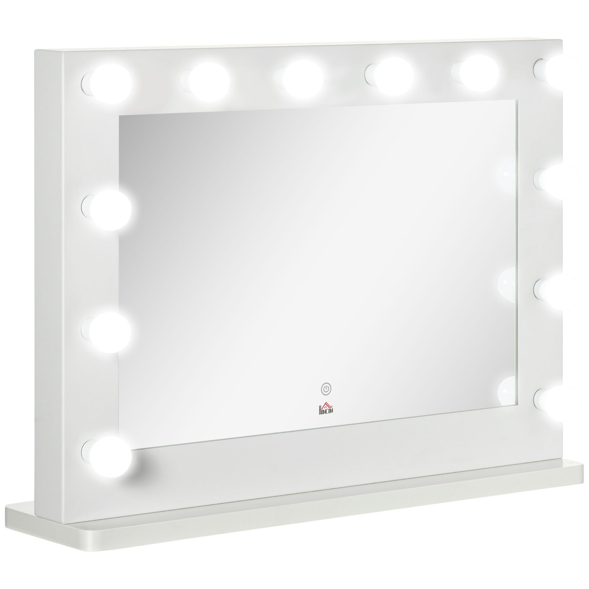 Spiegel Kosmetikspiegel mit 12 Dimmbare LED Lampen
