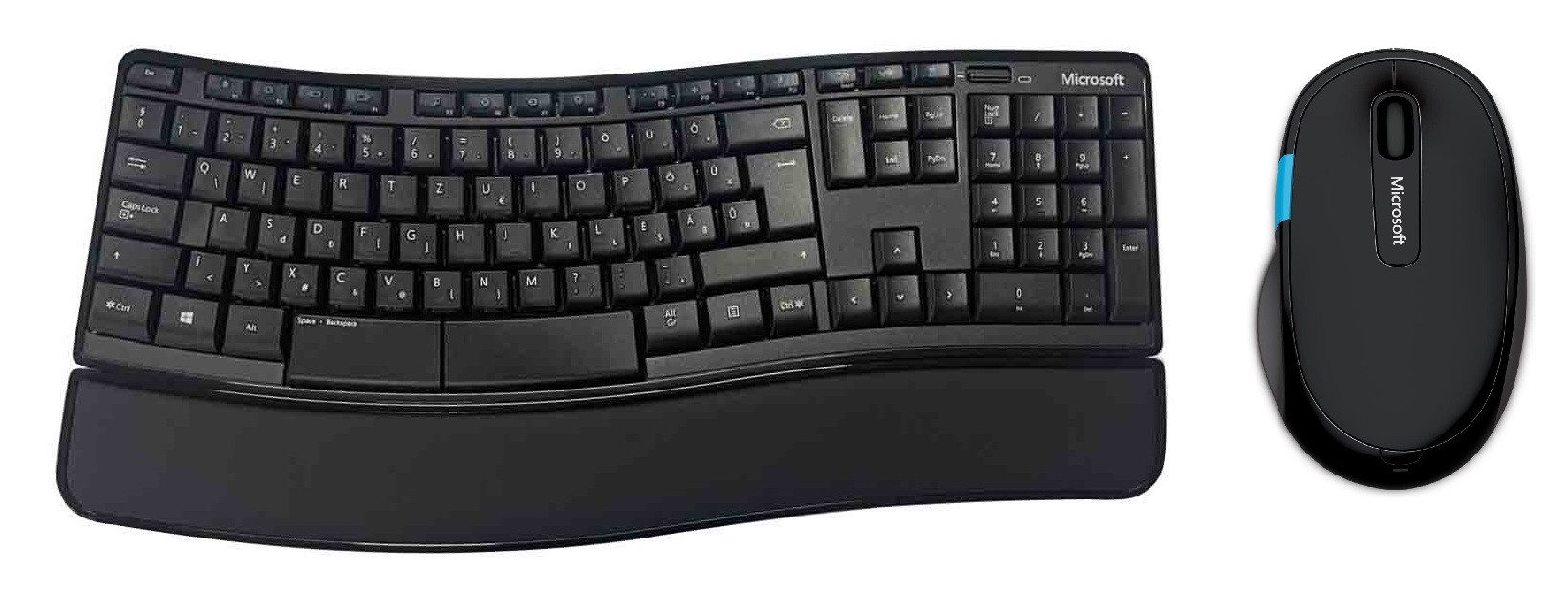 Microsoft Sculpt Comfort Desktop Ergonomic Wireless L3V-00020 -Ungarische QWERTZ Tastatur- und Maus-Set