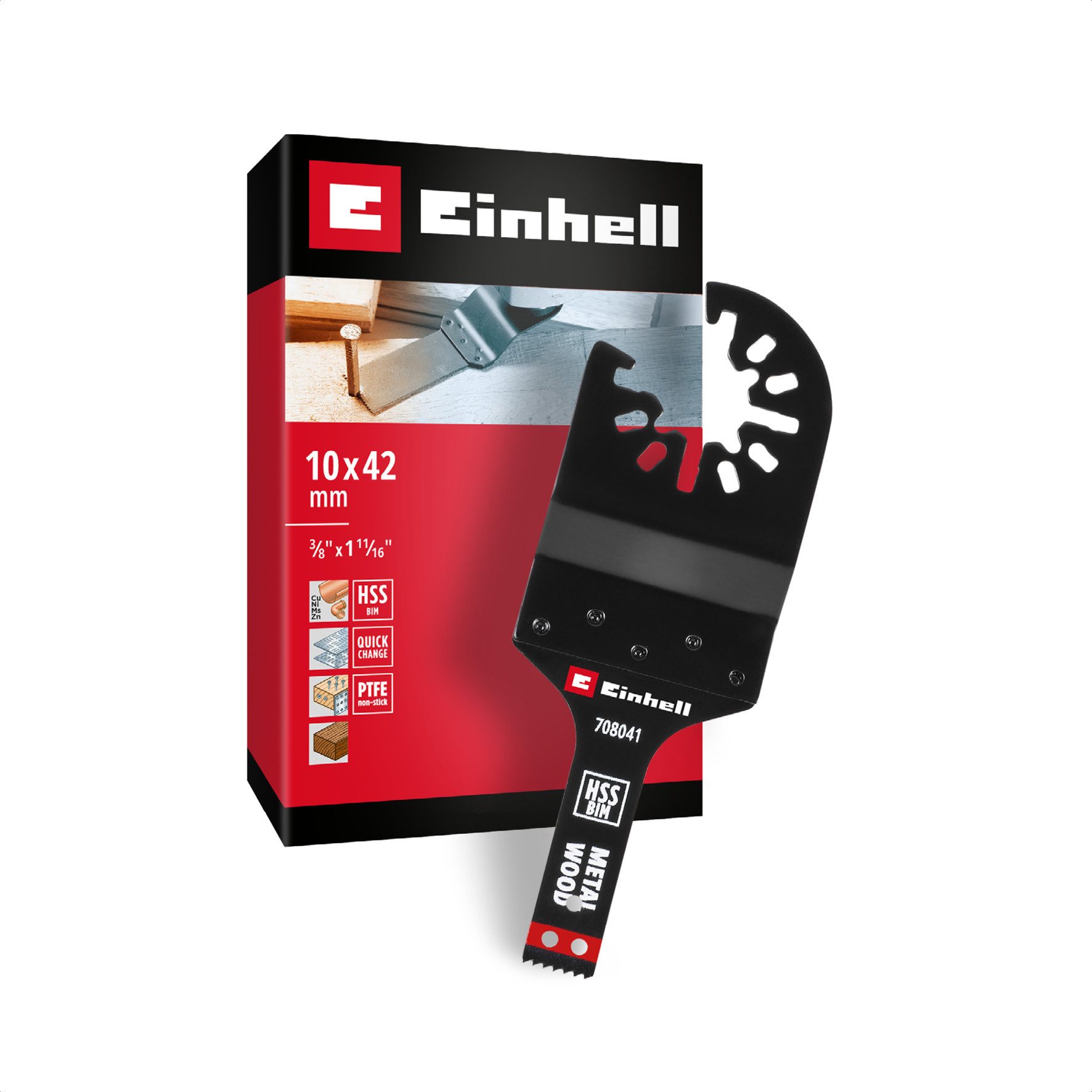 Einhell Sägeblatt Original Einhell Tauchsägeblatt aus Bi-Metall für Metall- und Holzbear, Original Einhell Tauchsägeblatt aus Bi-Metall für Metall- und Holzbear