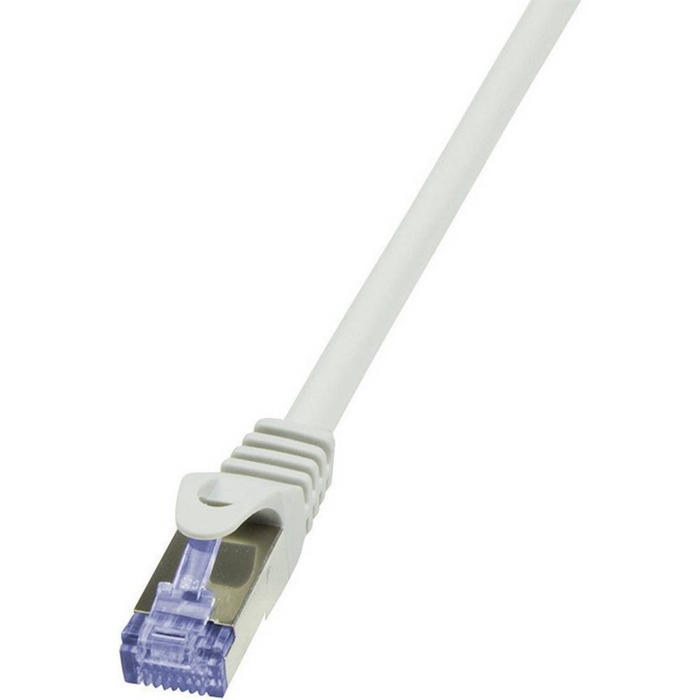 LogiLink Netzwerkkabel CAT 6A S/FTP 10 m LAN-Kabel, (10.00 cm) | Stromversorgungskabel