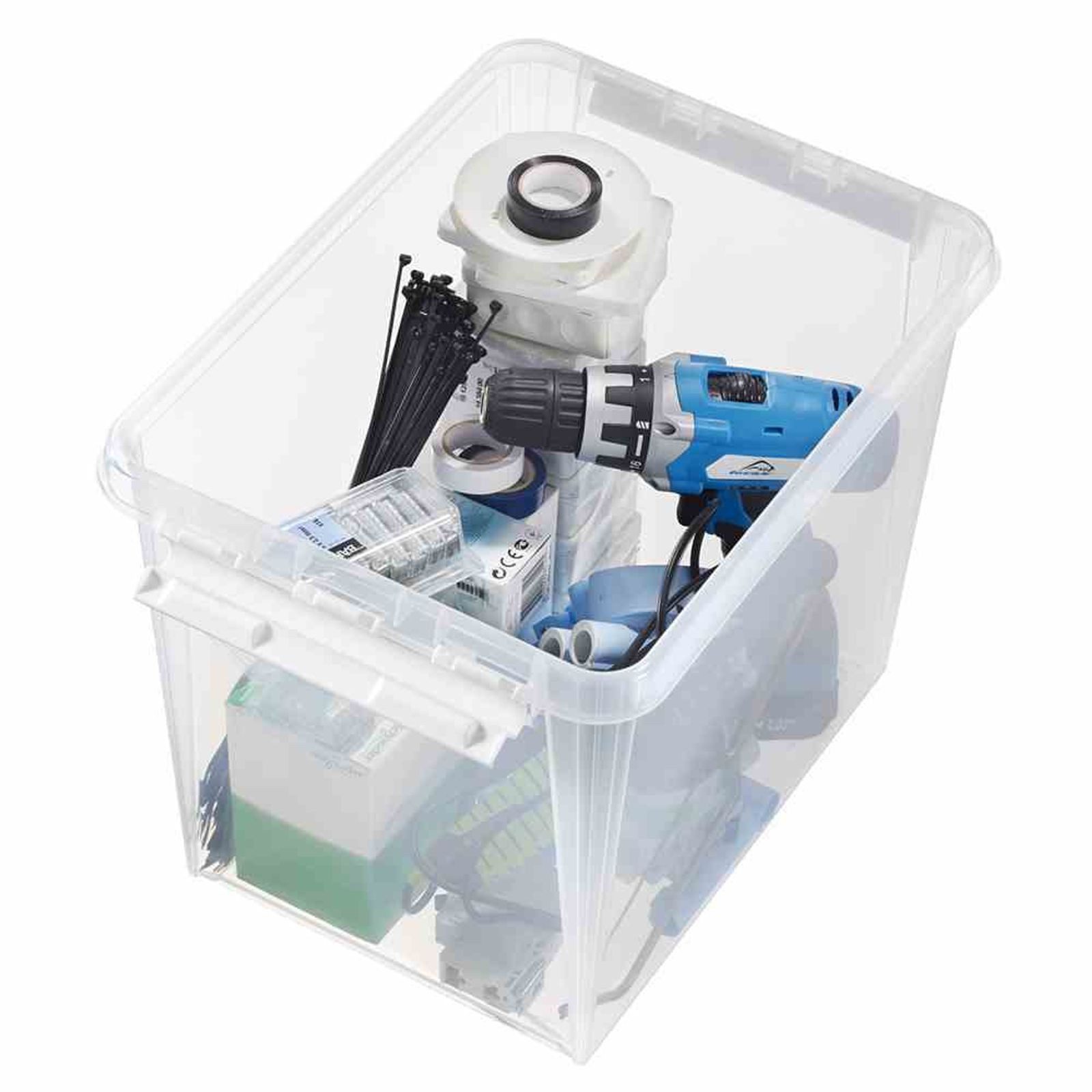 Orthex Aufbewahrungsbox Clipbox transparent 25 l SmartStore Home 16