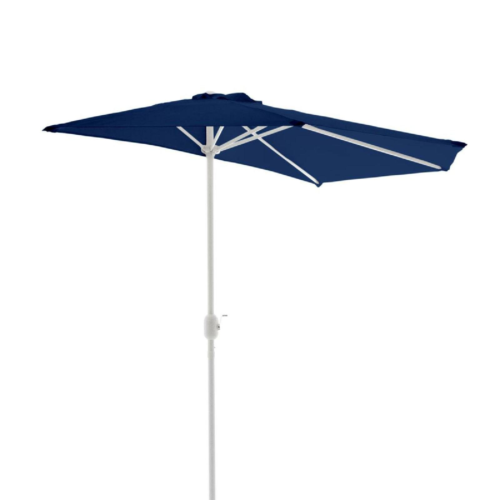 VCM Sonnenschirm Sonnenschirm, halbrund blau günstig online kaufen
