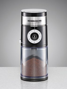 Rommelsbacher Kaffeemühle EKM200, 110 W, Scheibenmahlwerk, 250 g Bohnenbehälter