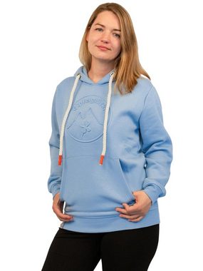 Gipfelglück Hoodie Mirka für Damen, mit Emboss-Print