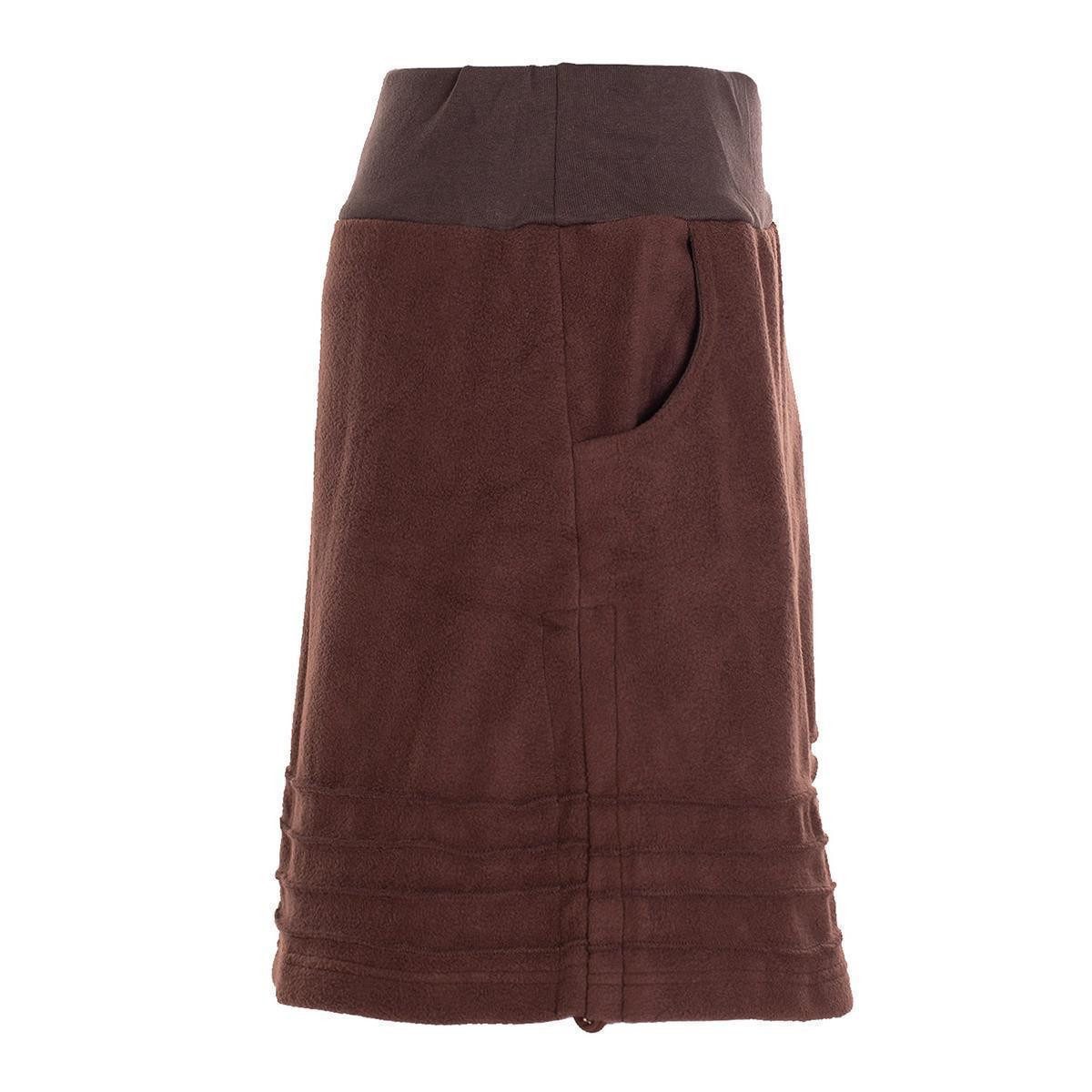 Vishes Minirock Thermorock warmer Damen Winterrock kurz Minirock aus ECO-Fleece Hippie, Retro, Goa Style – Bild 4 von 5