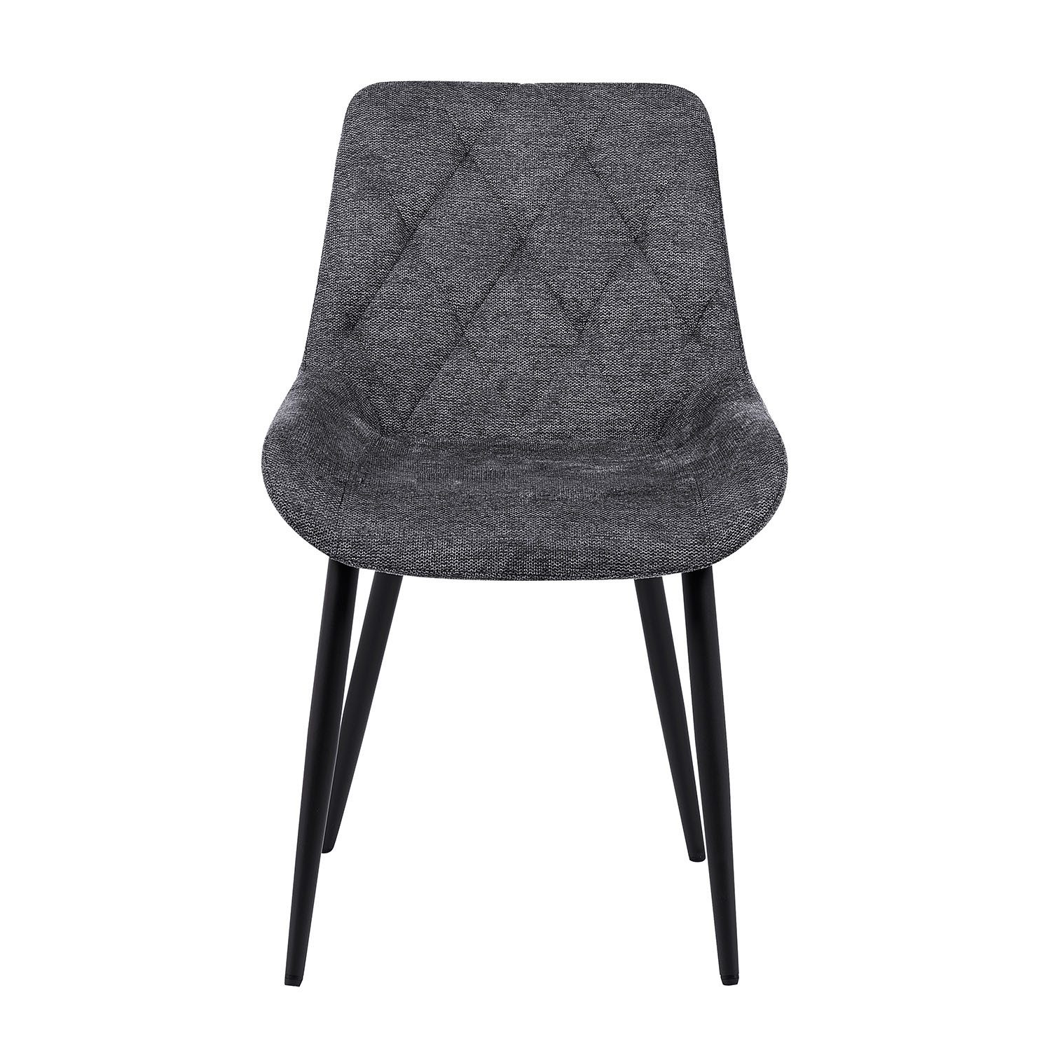 B&D home 4-Fußstuhl TANIA (Set, 2 St), gepolstert, Stuhlbeine aus Metall oder Massivholz wählbar