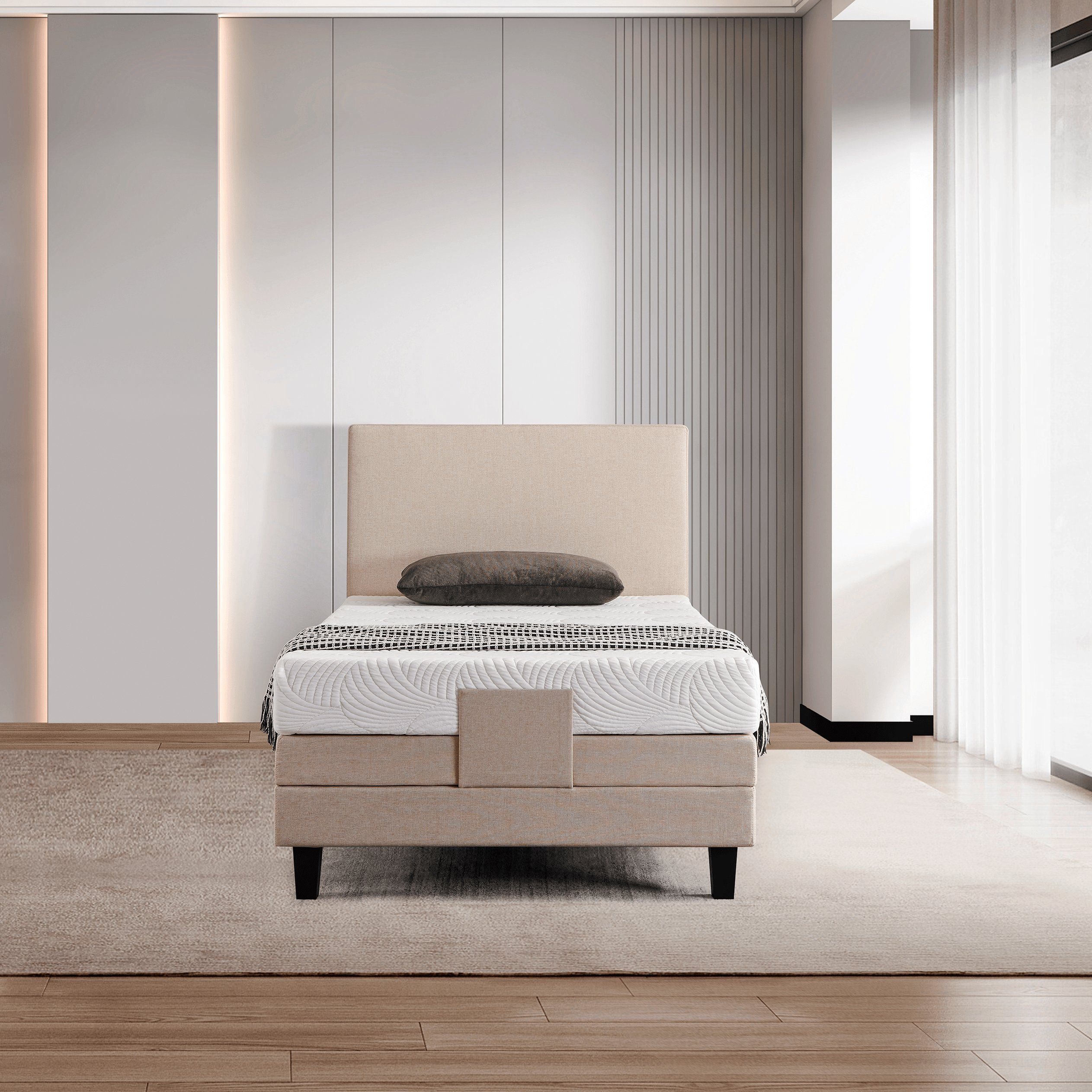 V6 Boxspringbett Motorbett 209E Bestes Preis-Leistungs-Verhältnis günstig online kaufen