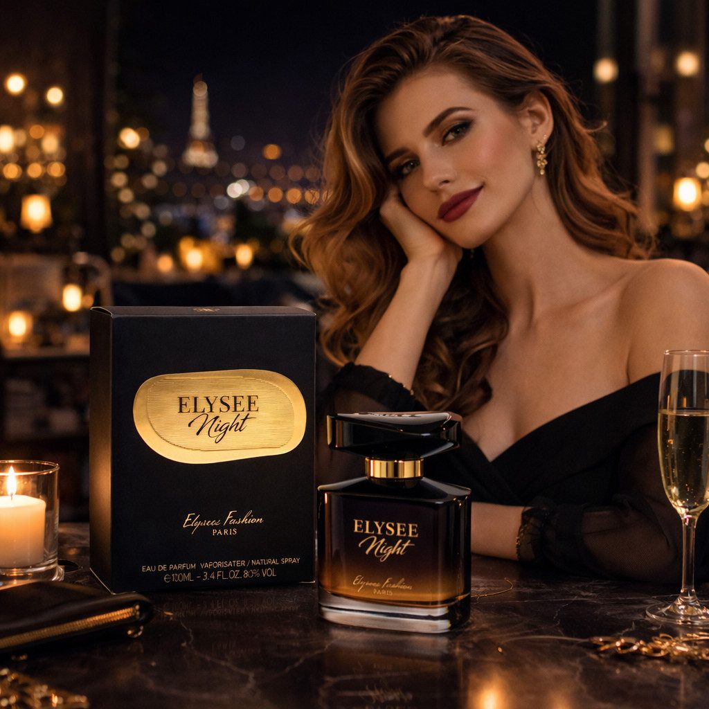 Elysees Fashion Paris Eau de Parfum Elysee Night Damenduft, Blumig, Orientalisch, aus Paris 100 ml, 1-tlg., Hergestellt in Paris, Langanhaltend, Süß, Verführerisch