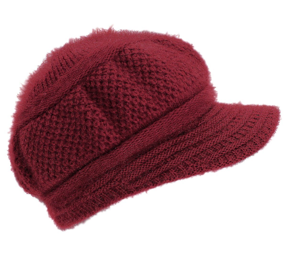 dy_mode Strickmütze Damen Schirmmütze Gefüttert Unifarben günstig online kaufen