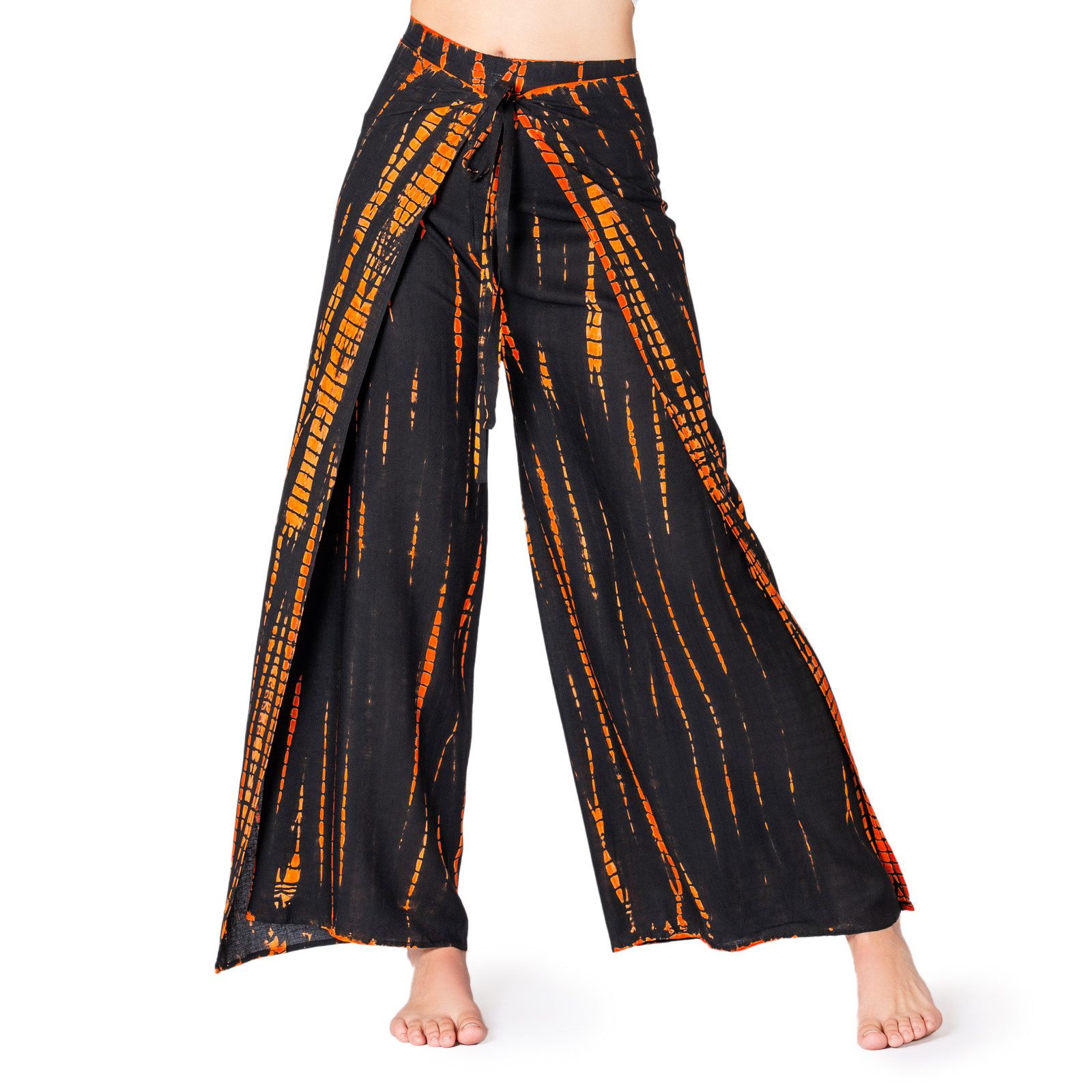 PANASIAM Palazzohose Sunshine Hosenrock im Tie-Dye Design luftige Wickelhos günstig online kaufen