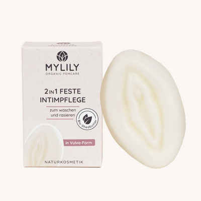MYLILY Intimreinigungsmittel 2in1 Pflege, Vulva Waschstück, Intimrasur & -pflege, 1-tlg.
