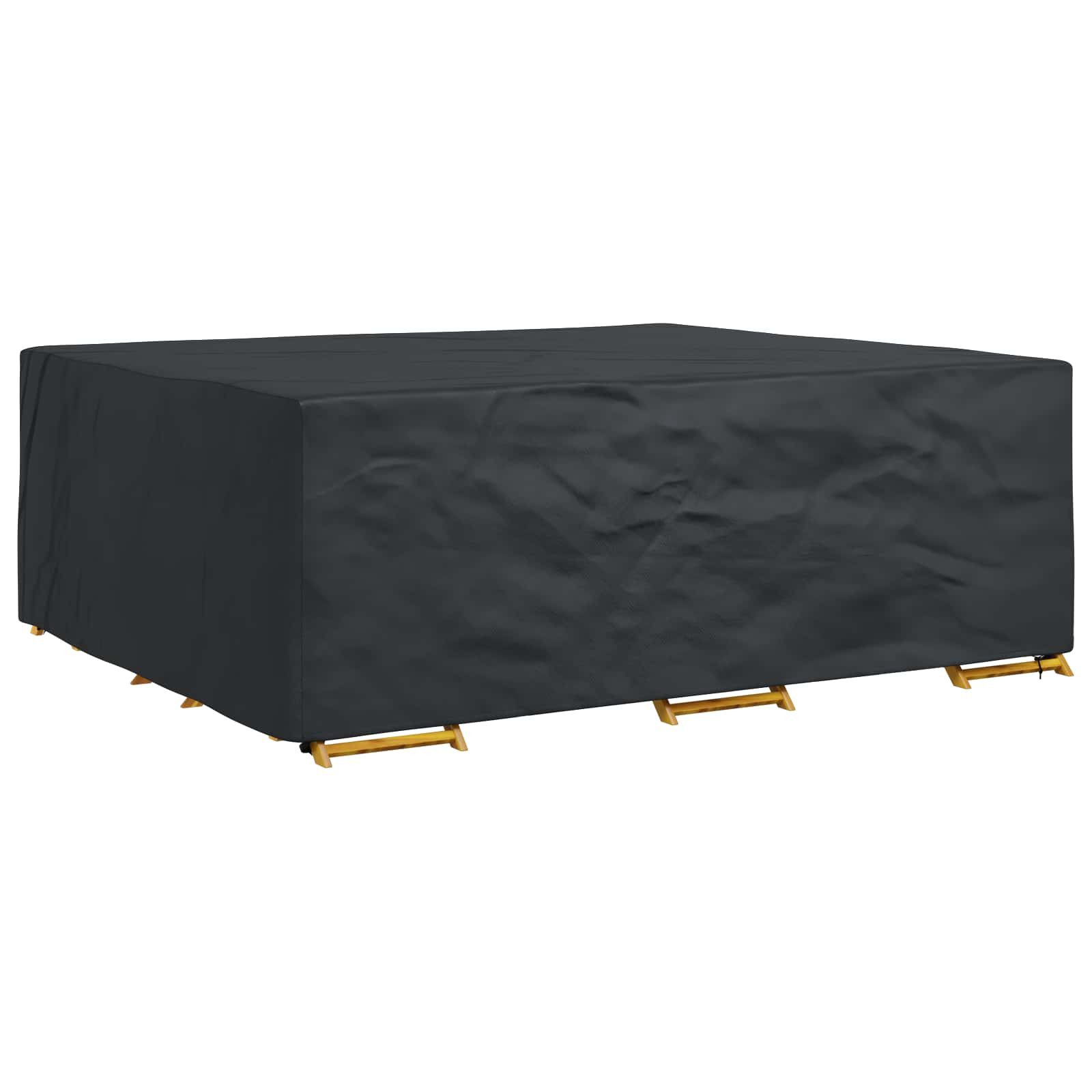 vidaXL Gartenmöbel-Schutzhülle Möbelbezug Uni Schwarz 300 x 250 x 100 cm 600D (1-St)
