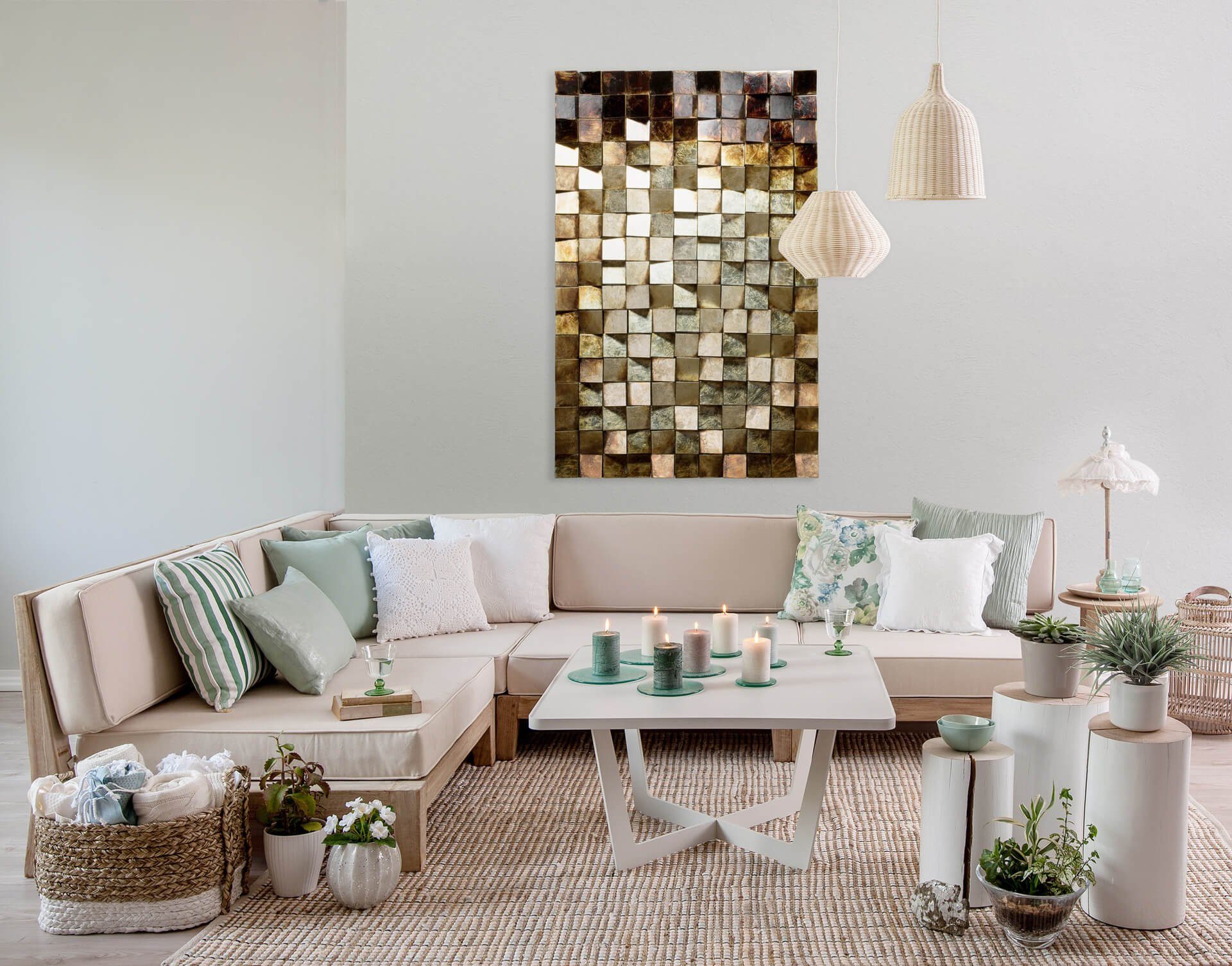 KUNSTLOFT Wandbild Lied der Felsen 62x104 cm, handgefertigtes Wandbild mit 3D Effekt