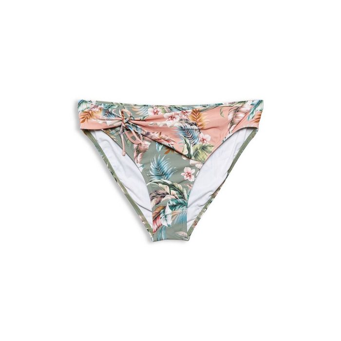 Esprit Bikini-Hose Recycelt: Highwaist-Bikini-Slip mit Print