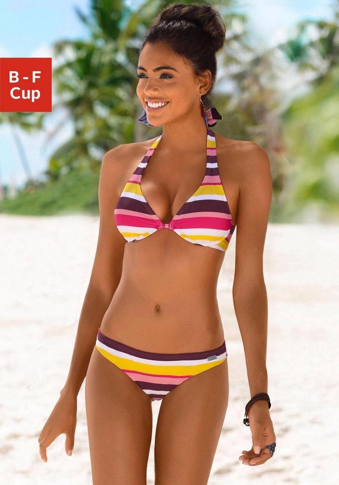 Buffalo Bugel Bikini Mit Farbenfrohen Streifen Otto